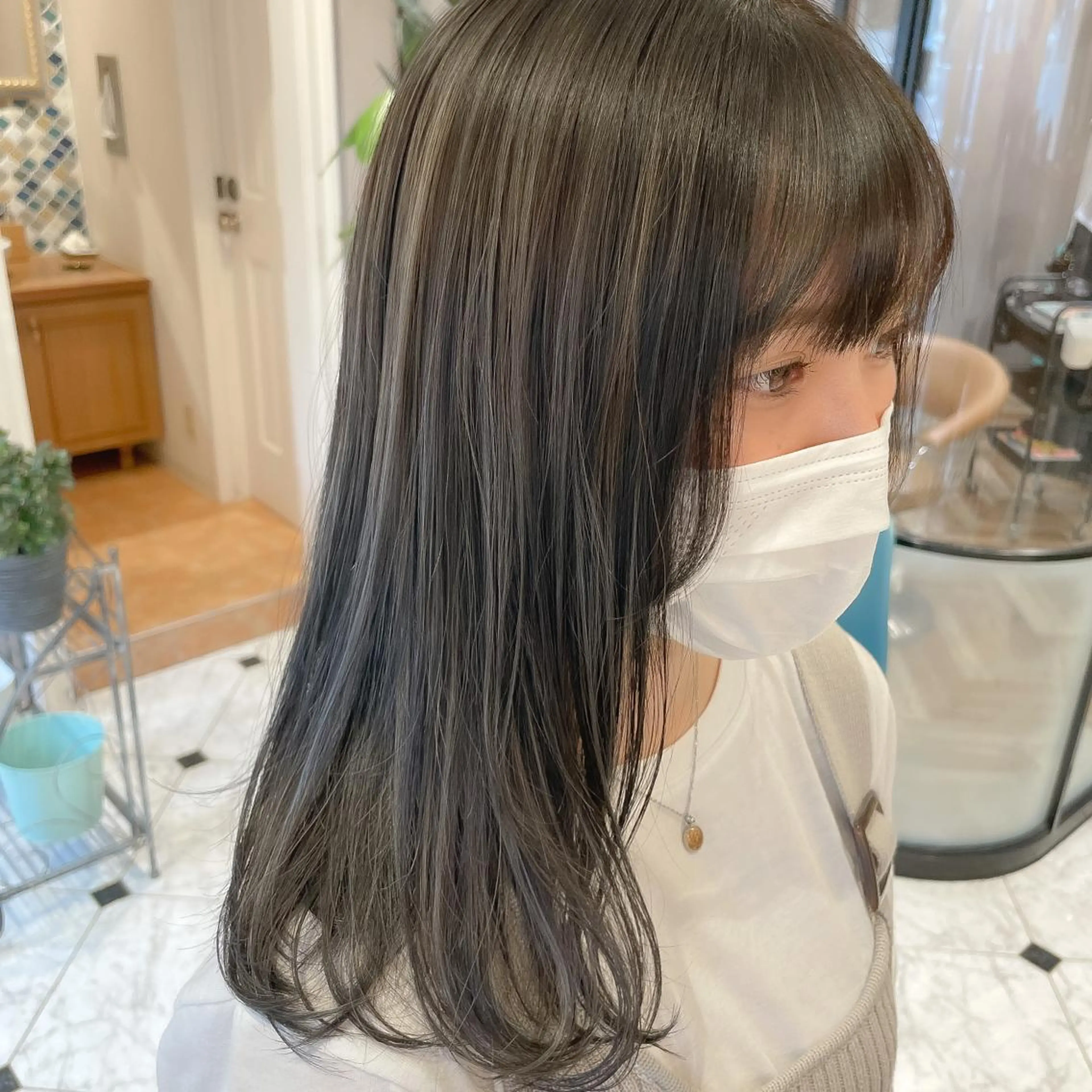 ロング カラー ヘアカラー トリートメント レイヤー/韓国ヘア 縮毛矯正🫧鈴木颯のヘアスタイル