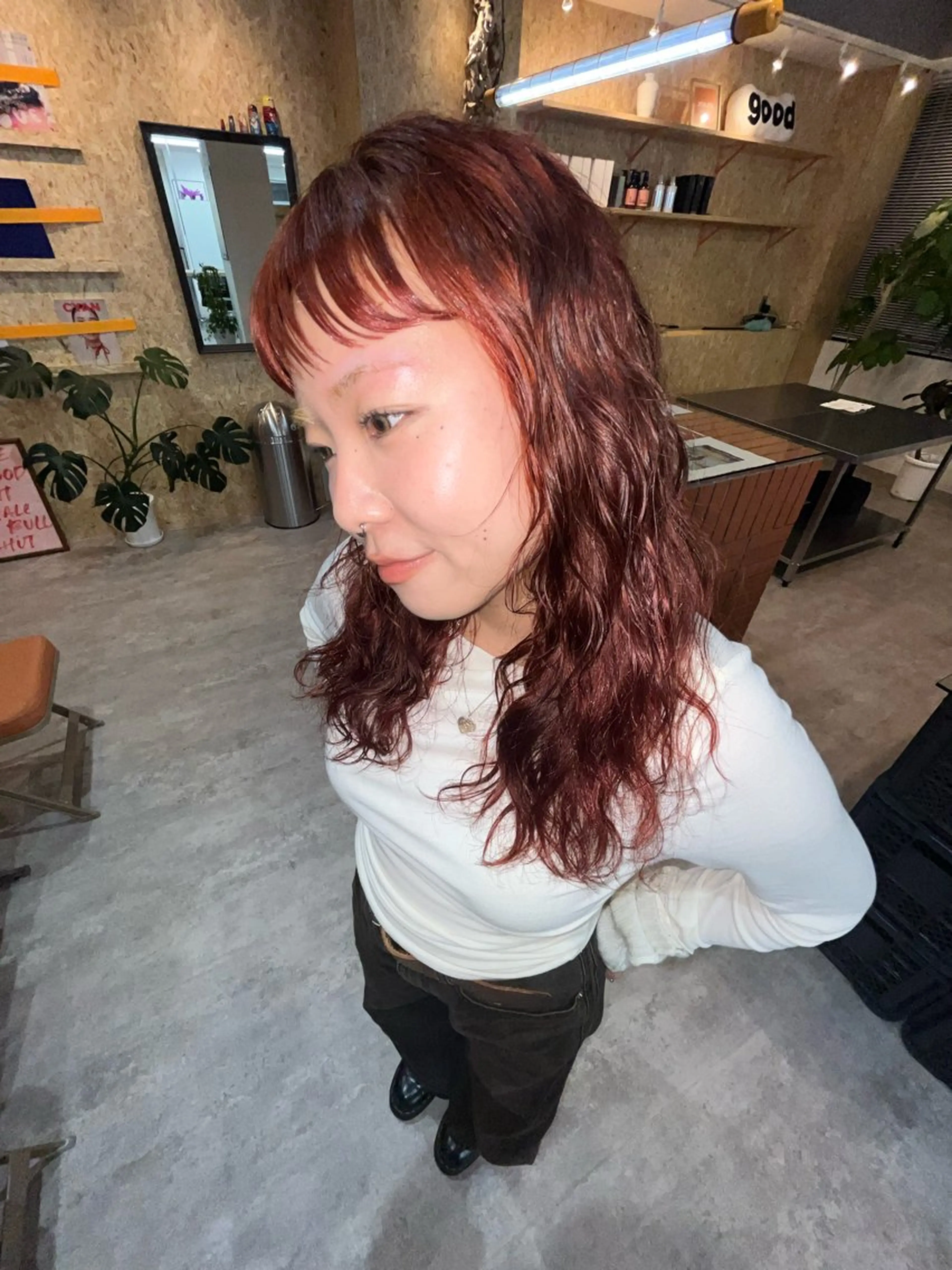 ロング カラー パーマ カット ヘアカラー JOULE'S natsukiのヘアスタイル