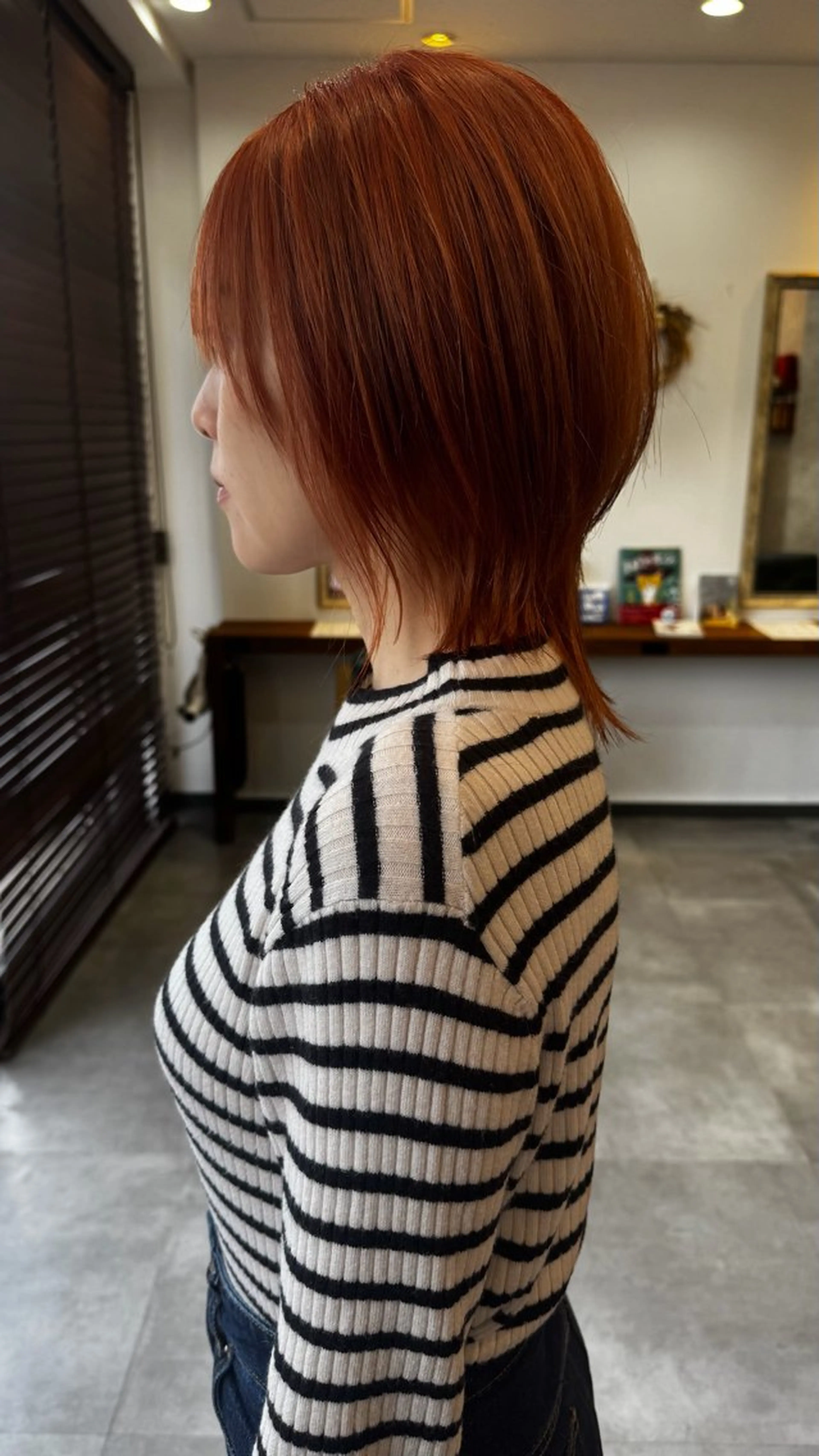 ミディアム 前園 未歩のヘアスタイル