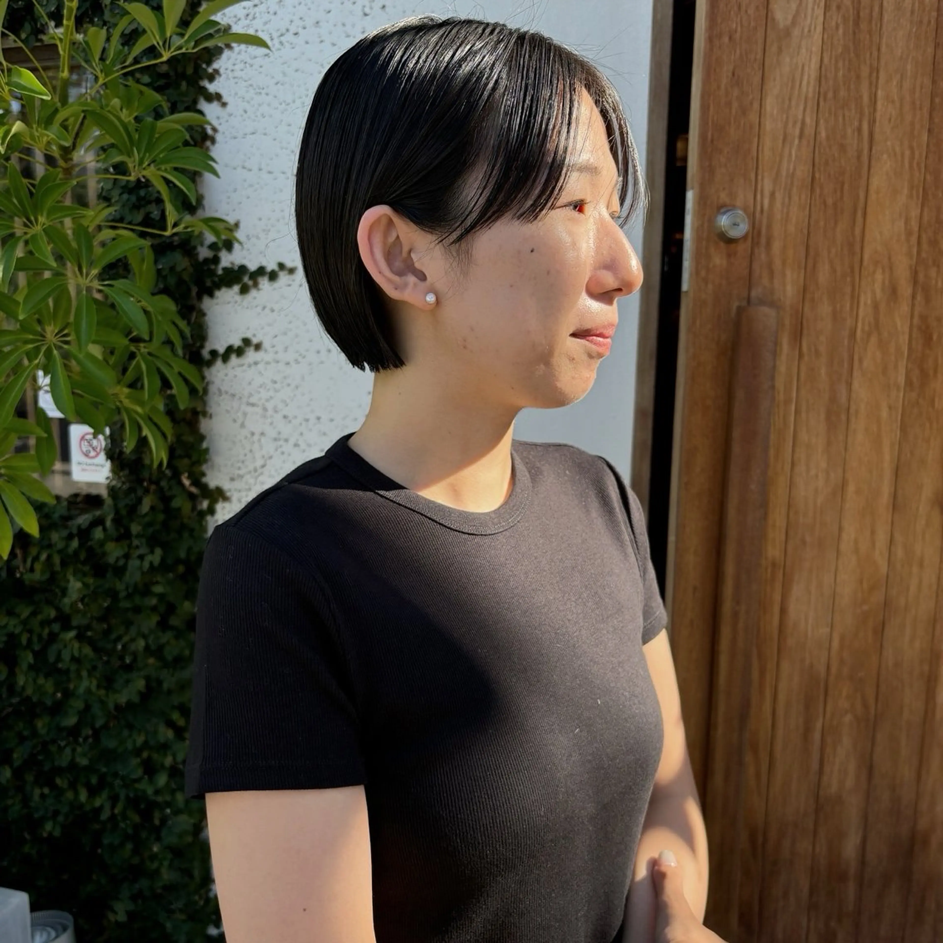 ショート カラー 伸ばしかけ ショートヘア Chiho / 梅田 / ボブ/ パーマのヘアスタイル