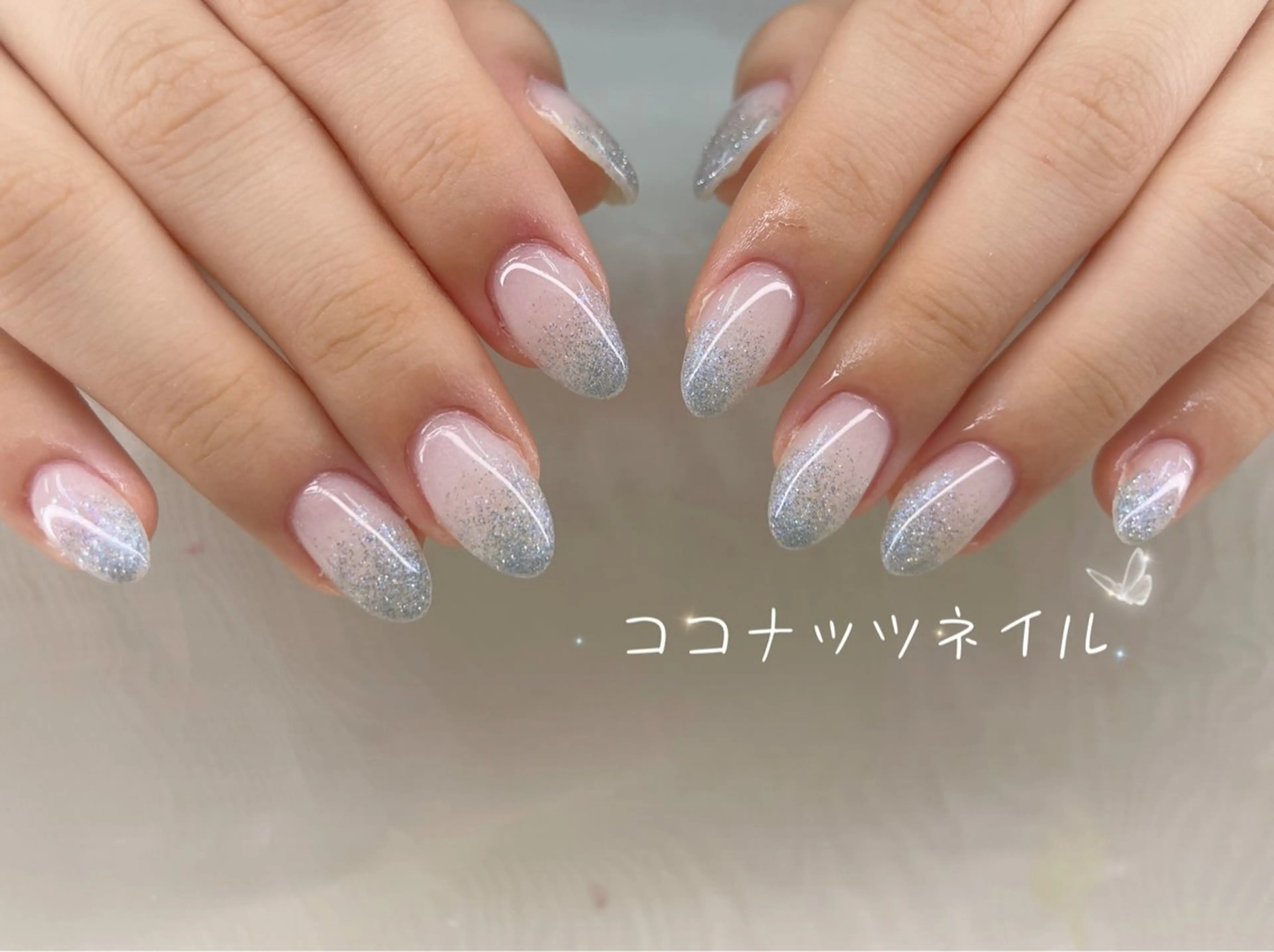 ネイル べっ甲ネイル フレンチネイル キラキラネイル マグネットネイル 大理石ネイル(マーブル) ハンドネイル 神田 ココナッツのネイルデザイン