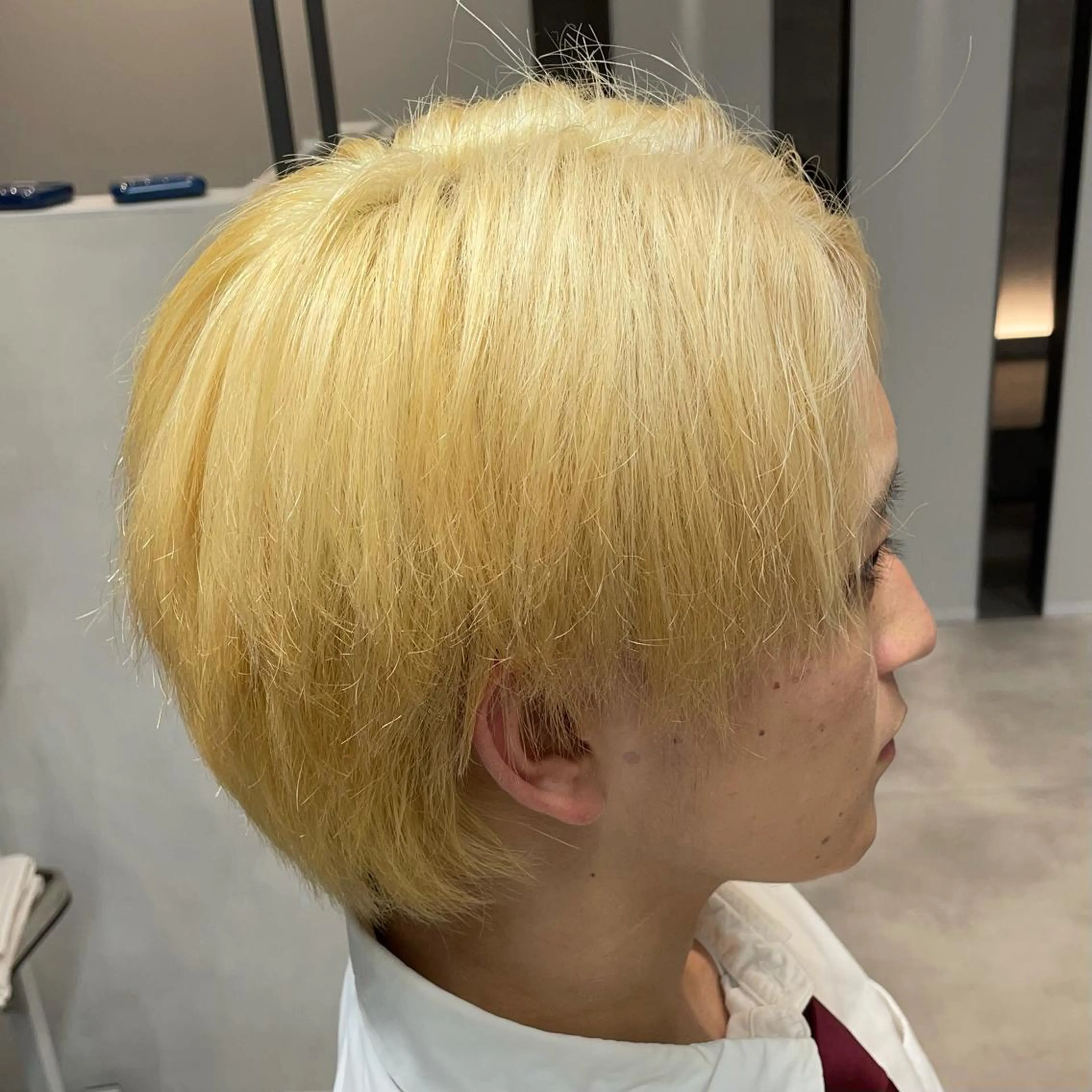 ショート カラー メンズ 飯塚 想のヘアスタイル