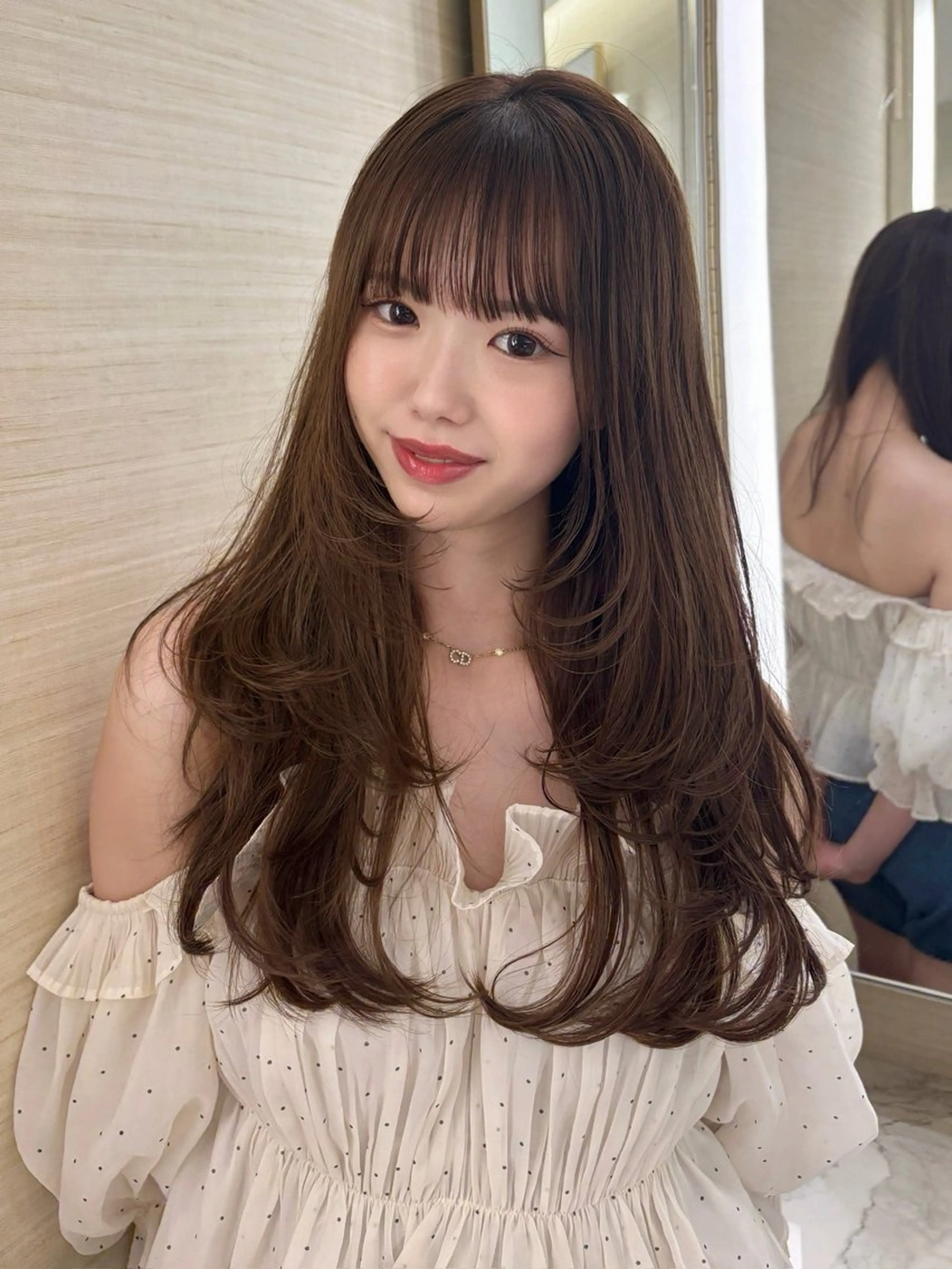 ロング kanna♡ 韓国ヘアーのヘアスタイル