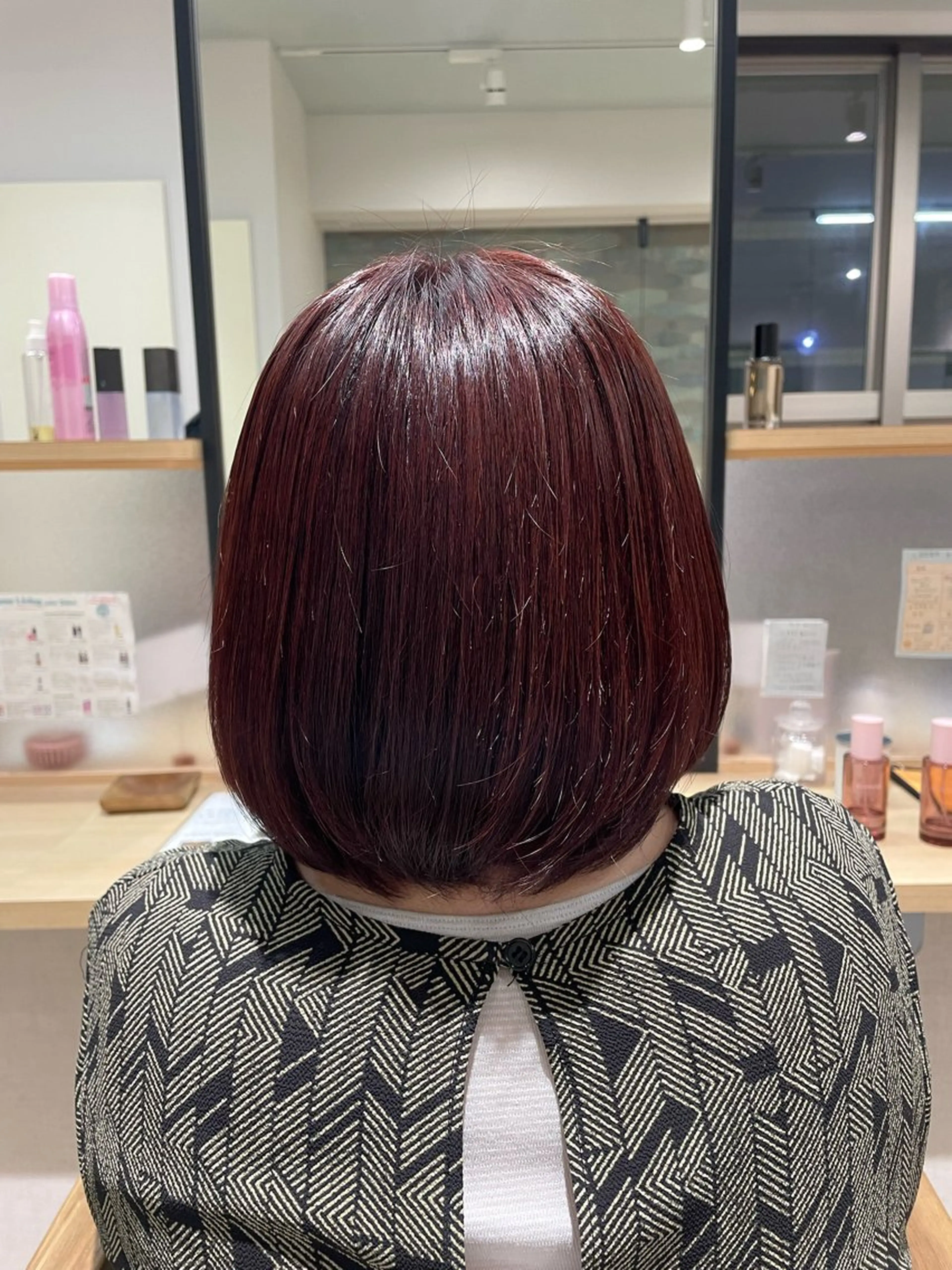 ショート カラー ⠀ さおりのヘアスタイル
