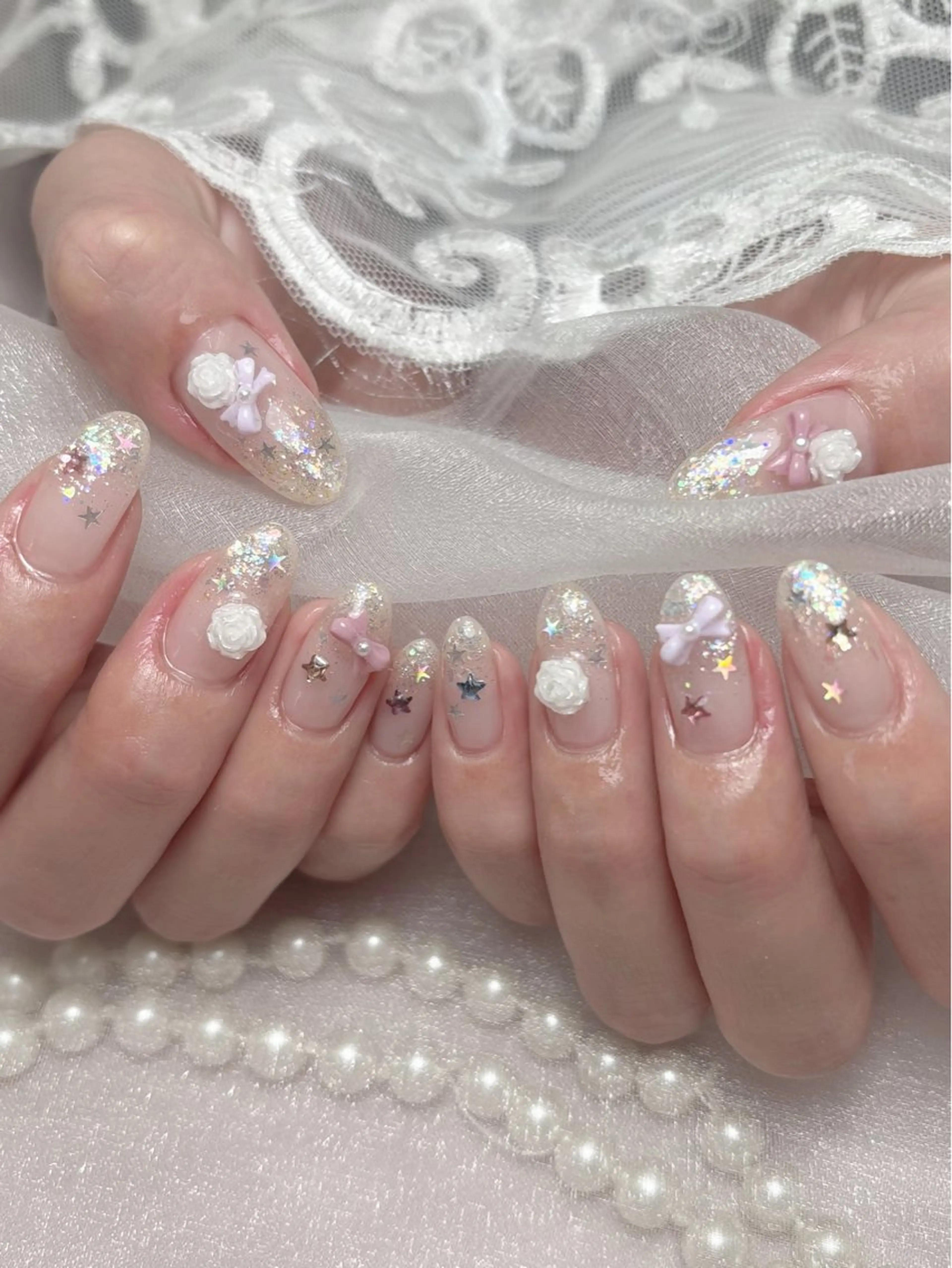 ネイル 持ち込み パラジェル PUERTOのネイルデザイン