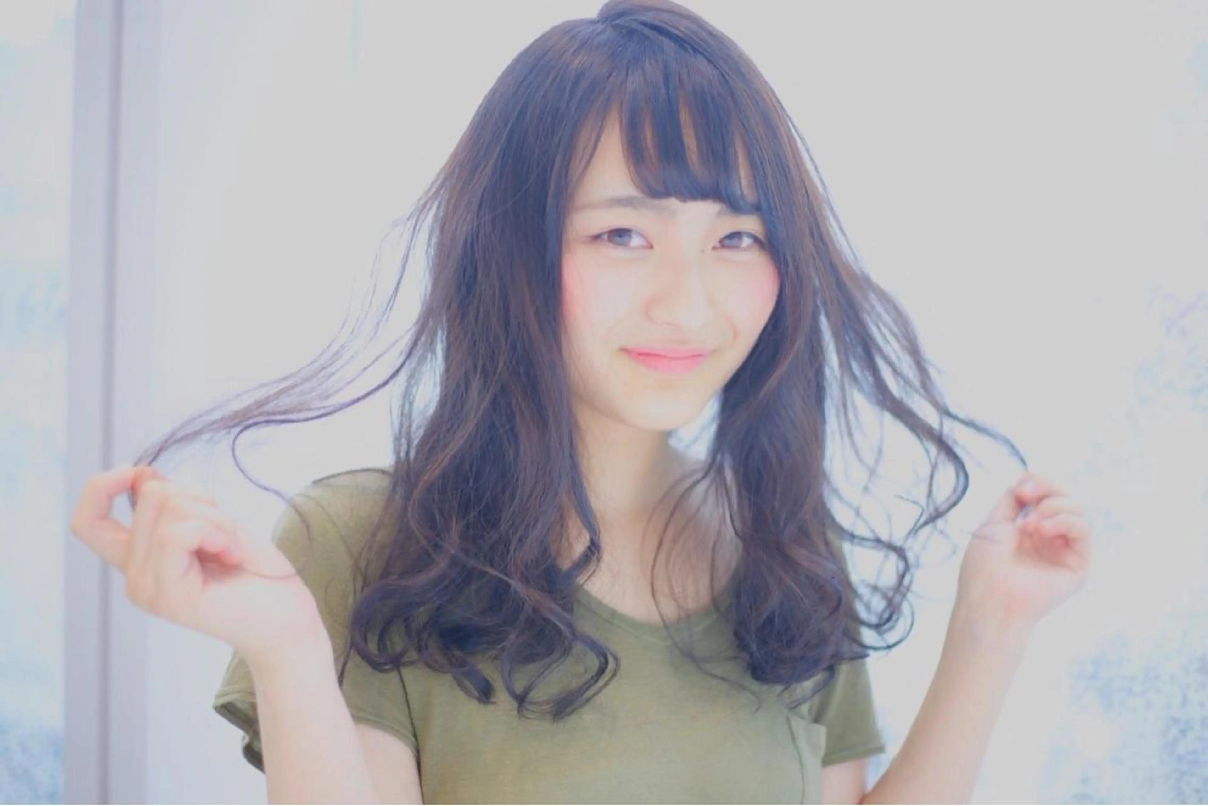 セミロング ロング カラー パーマ Re:ta Hair 飯田淳平のヘアスタイル