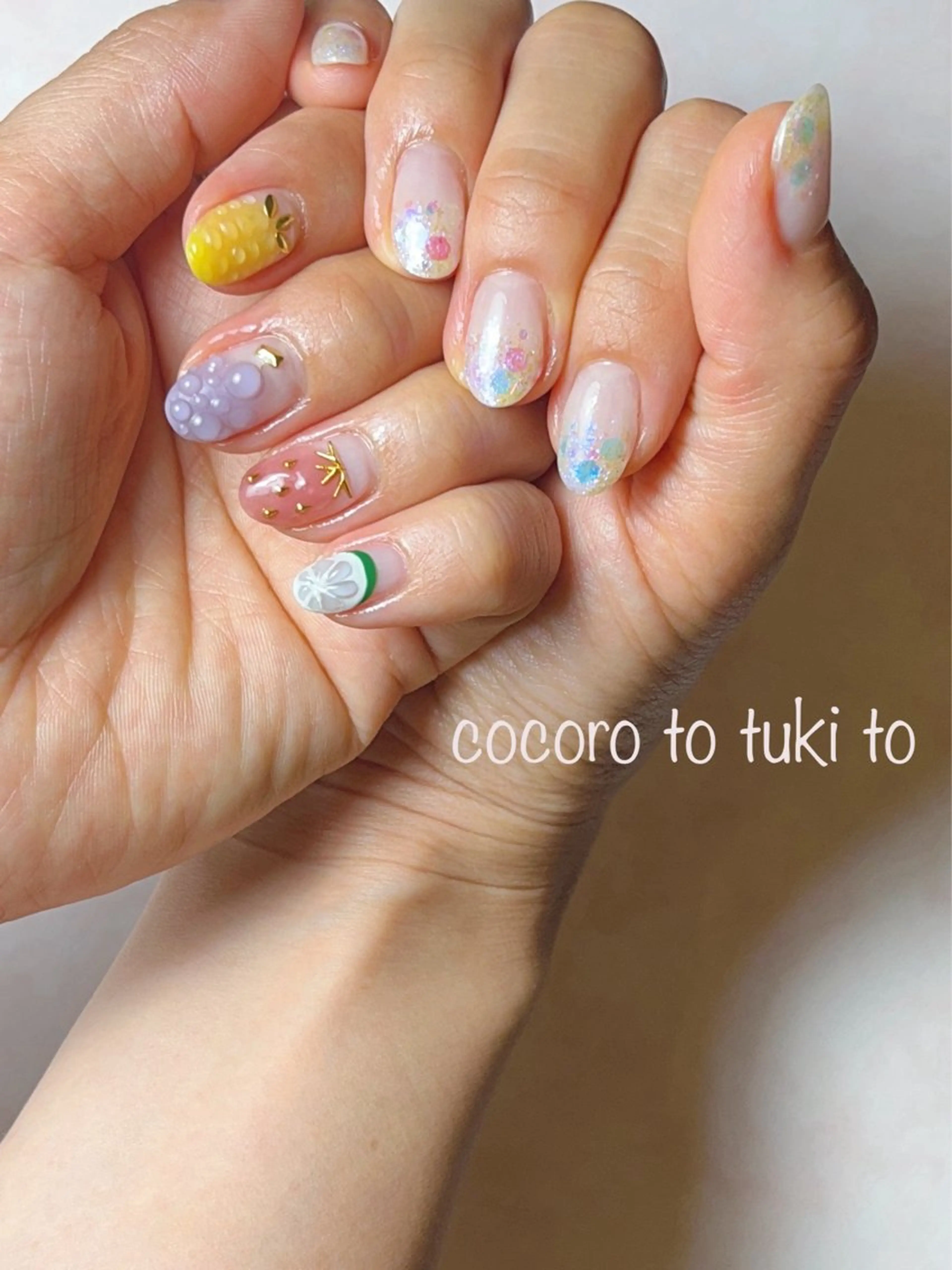 ネイル ネイルサロン ココロとツキとのネイルデザイン