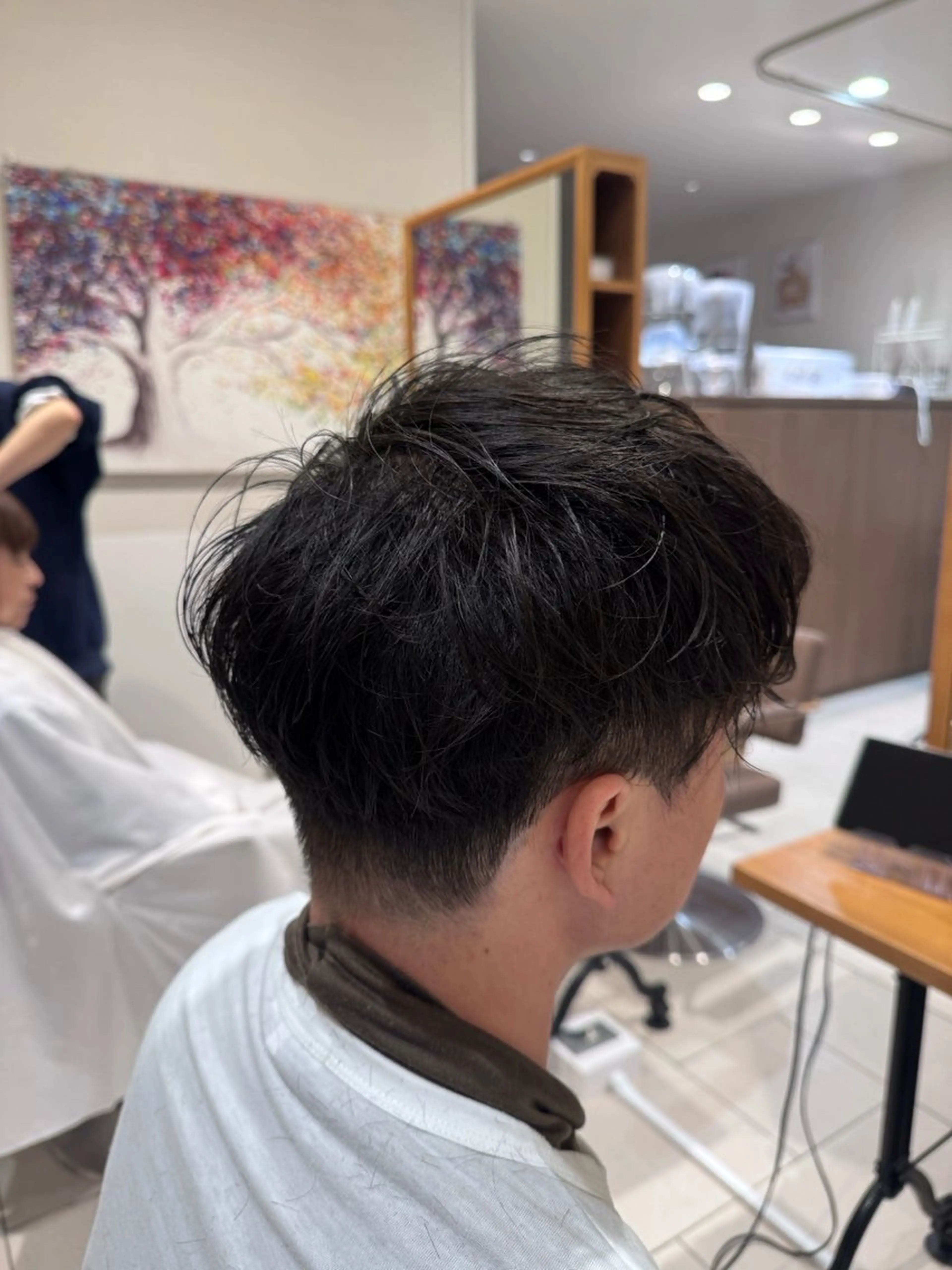 ショート メンズ メンズパーマ メンズ専門🔥女性の モデル受付中！/陸翔のヘアスタイル