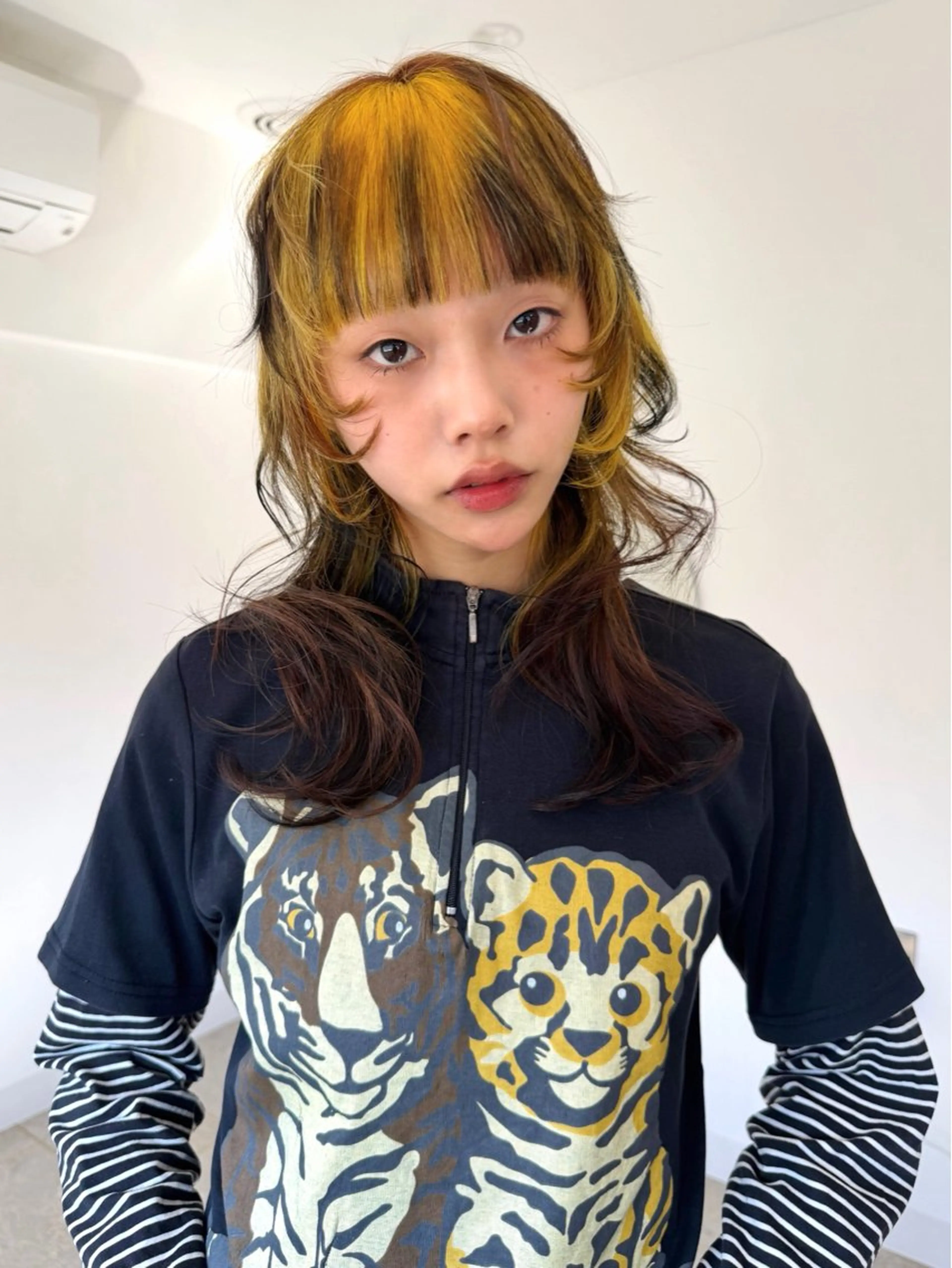 セミロング カラー カット ヘアカラー トリートメント Kaito🐶/ デザイン/レイヤーのヘアスタイル