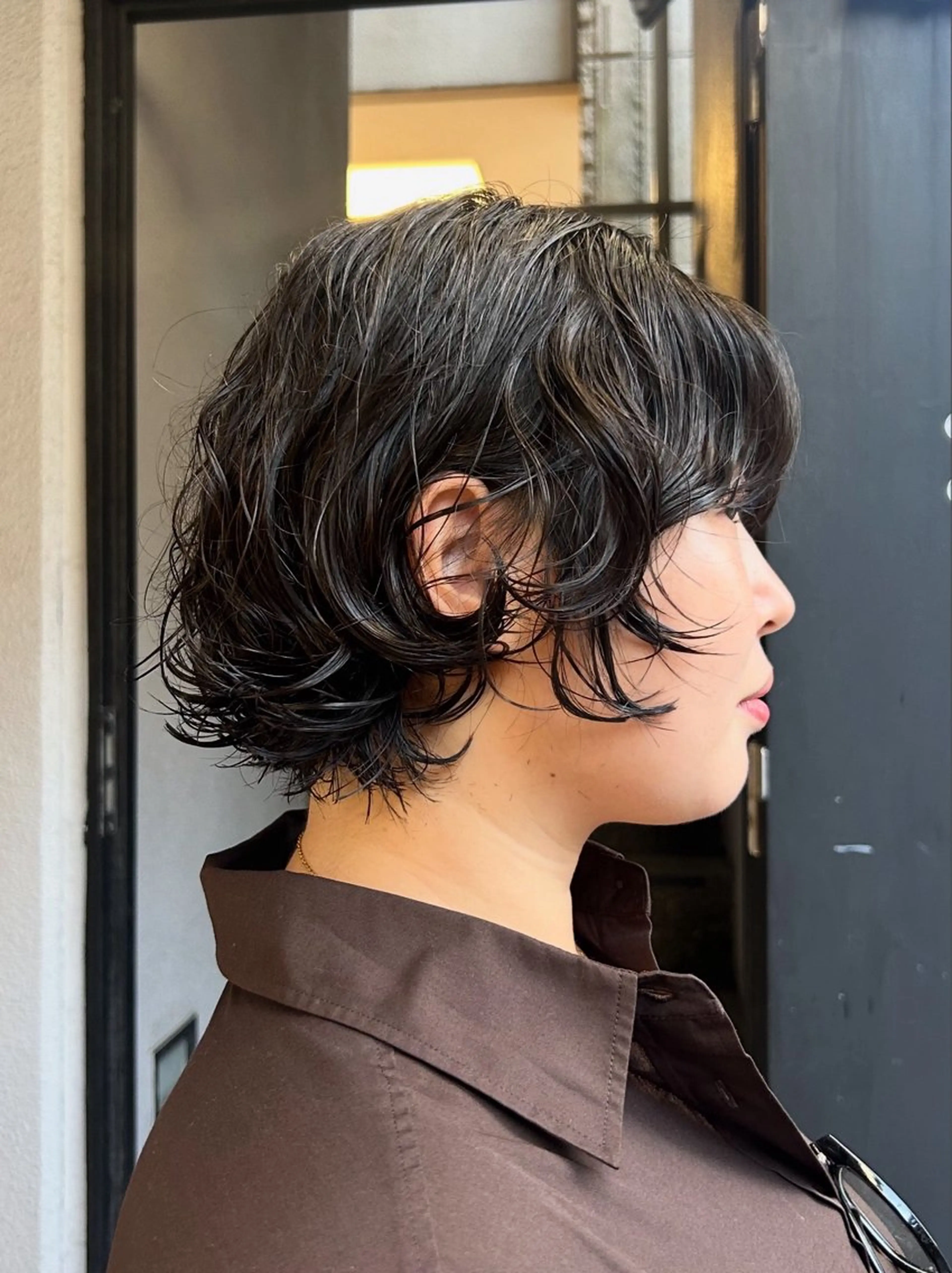 ショート パーマ ボブ トリートメント ニュアンスパーマ カット パーマ トリートメント 🌿ボブ パーマ高橋啓太🌿のヘアスタイル