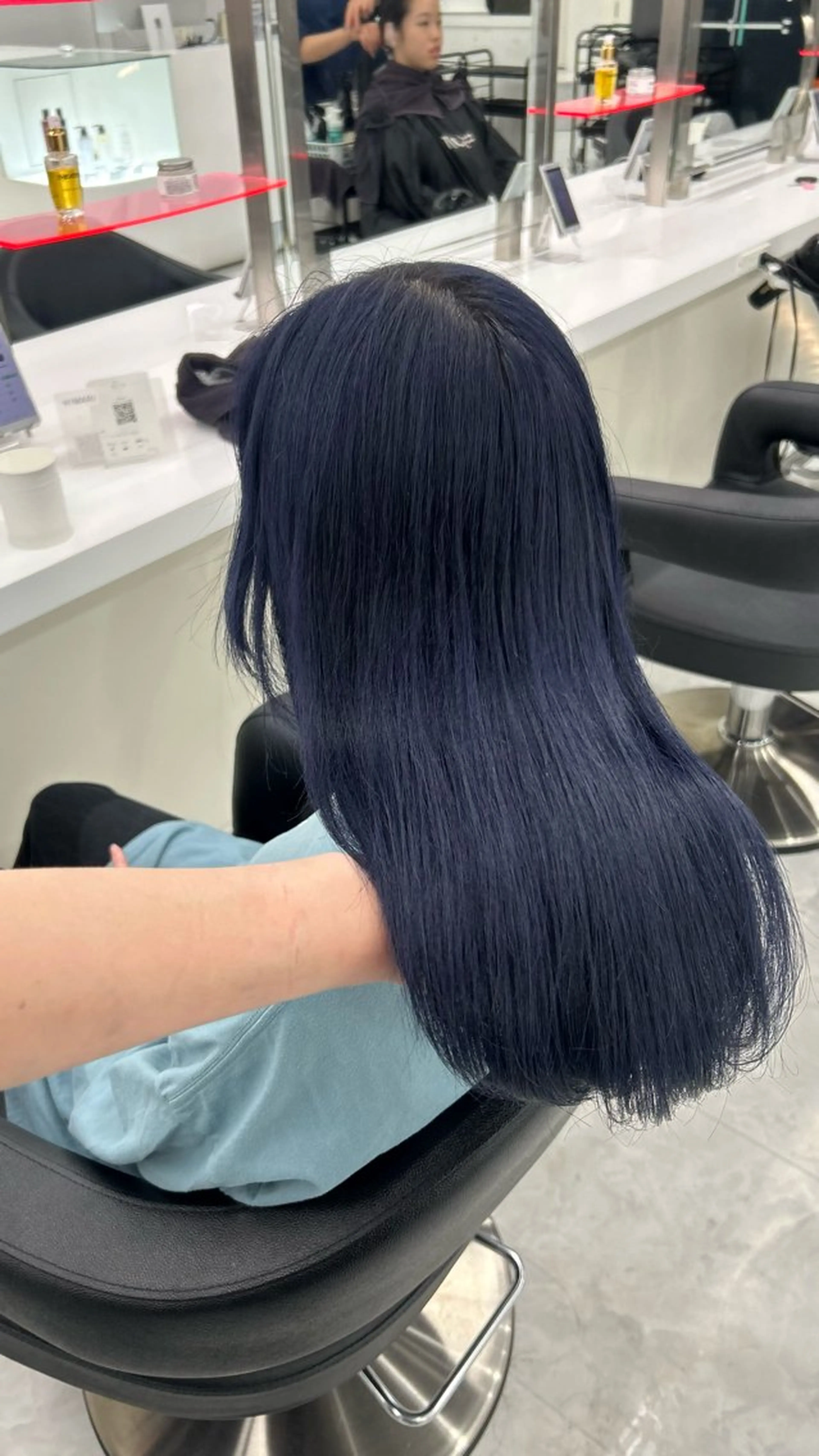 ロング カラー パーマ ヘアアレンジ メンズ キッズ ヘアカラー 盛れ韓国ハイトーン 🎀Himari🎀のヘアスタイル