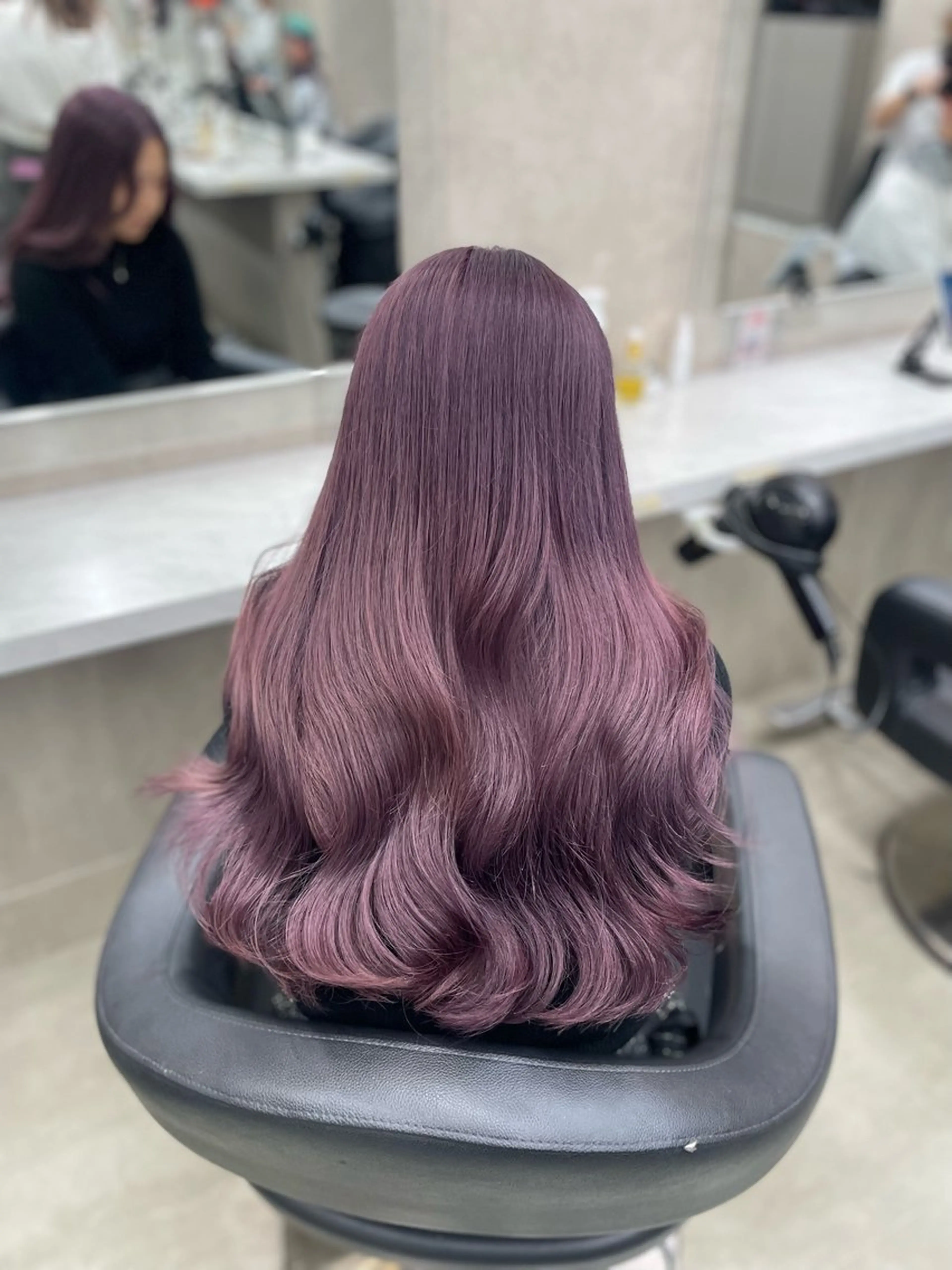 ロング カラー 🎀暖色/ラベンダー /paru🤍のヘアスタイル