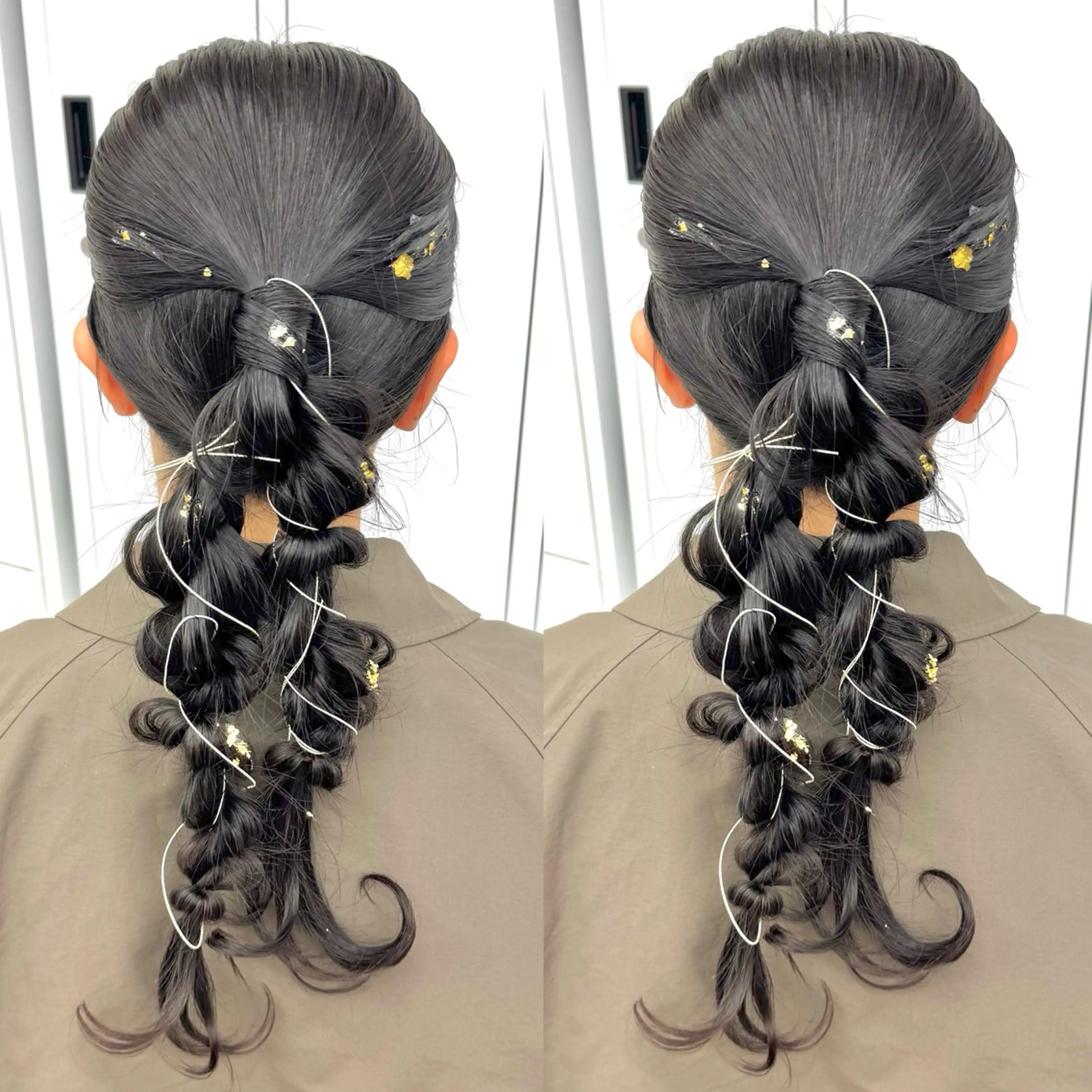 ロング ヘアアレンジ ヘアセット ヘアメ🎀推しカラー 🥣横浜/しほ🧸のヘアスタイル