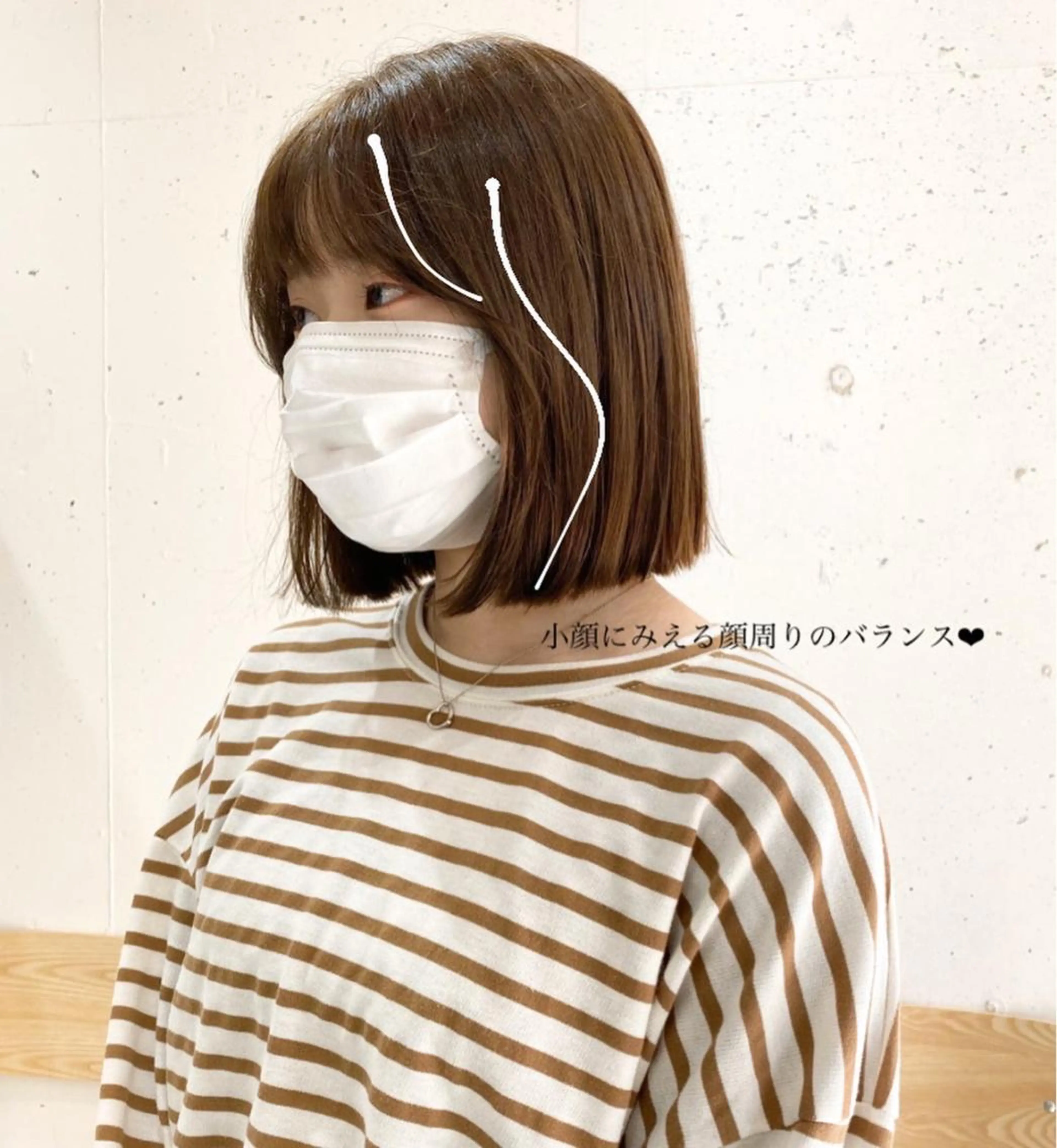 ショート カラー オリーブ/アッシュ やわらか透明感カラーのヘアスタイル