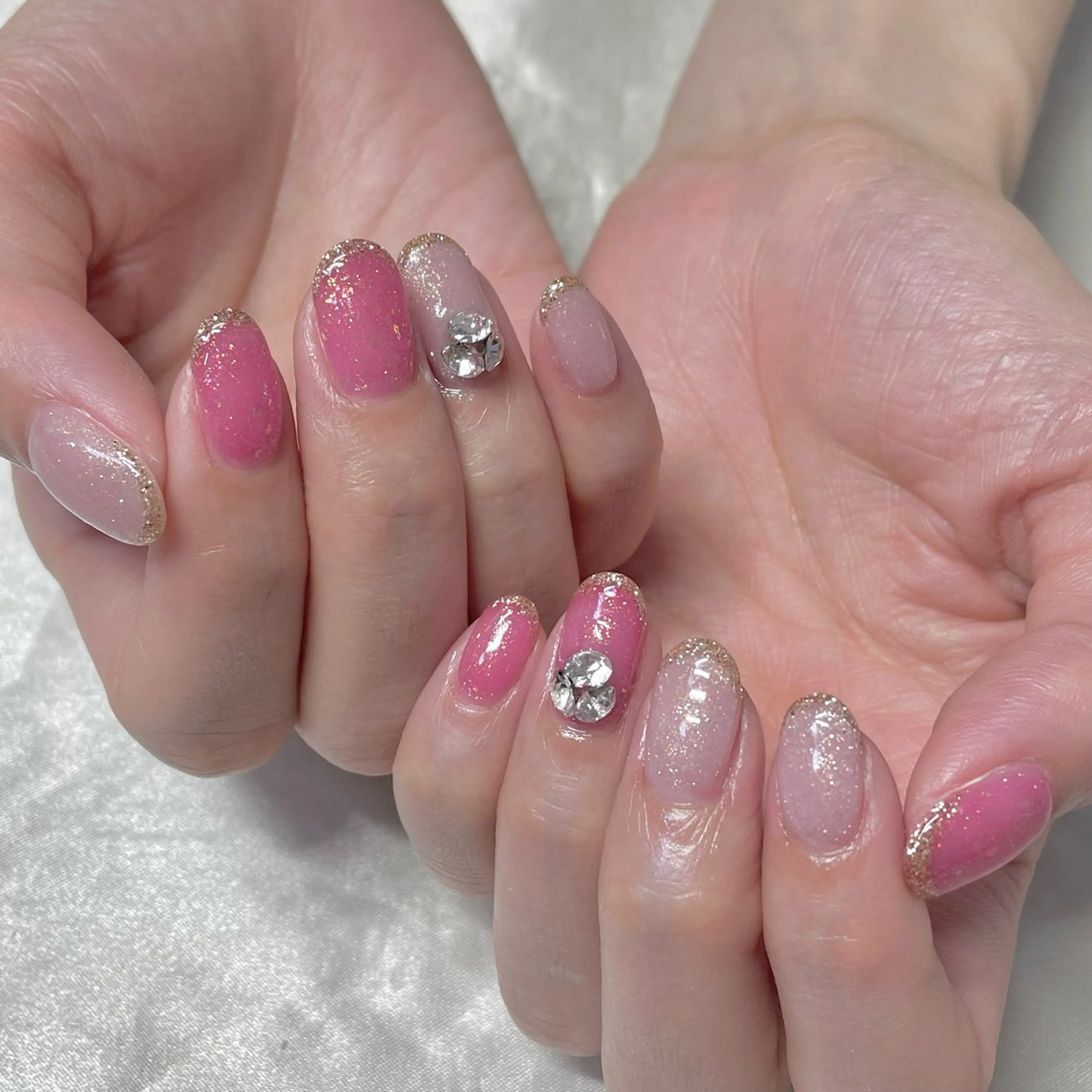ネイル 長さ出し ハンドネイル RUMI nailのネイルデザイン