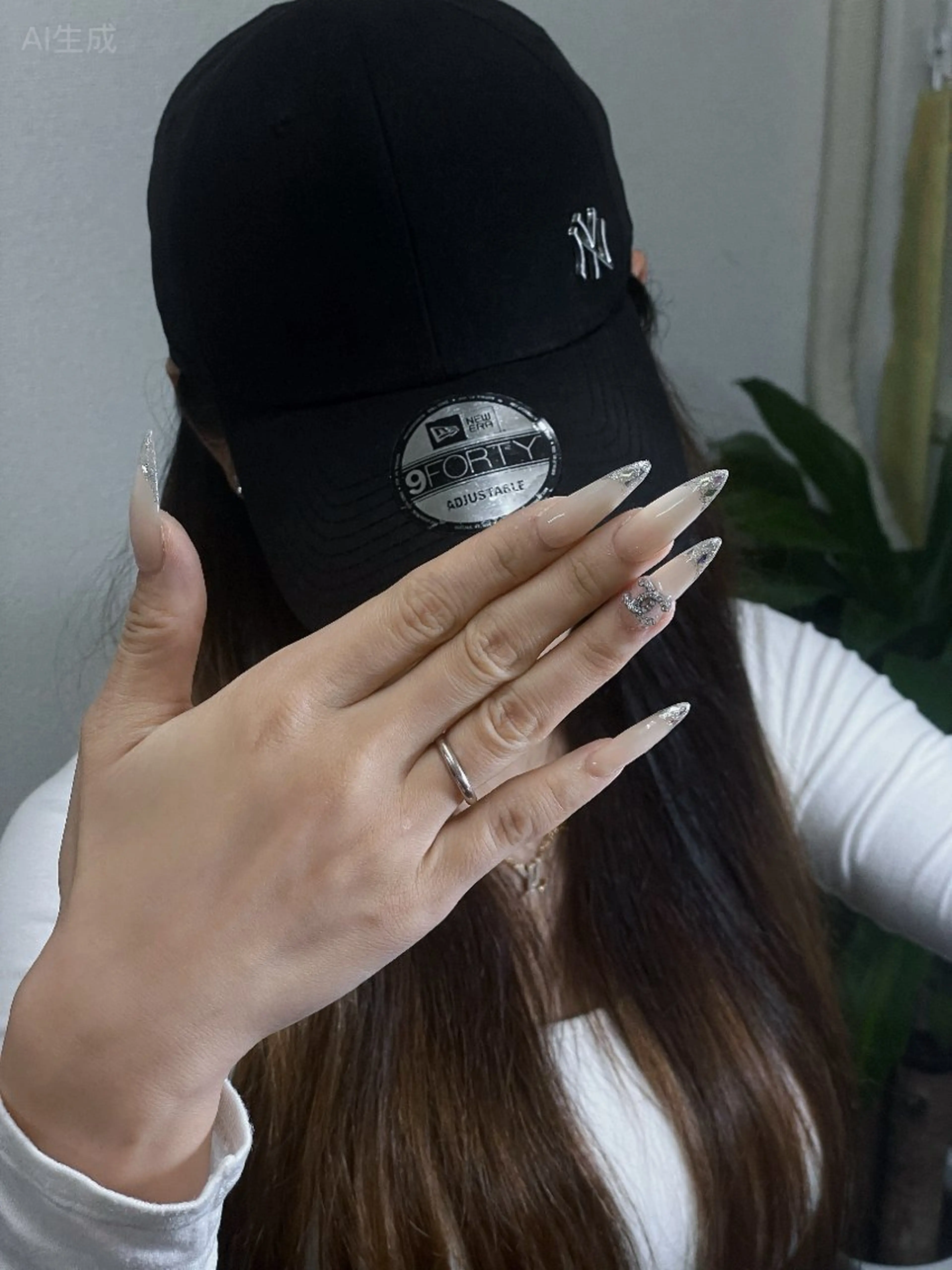 ネイル チークネイル 桜ネイル 長さ出し フットネイル ジェルネイル ハンドネイル YURI NAILのネイルデザイン