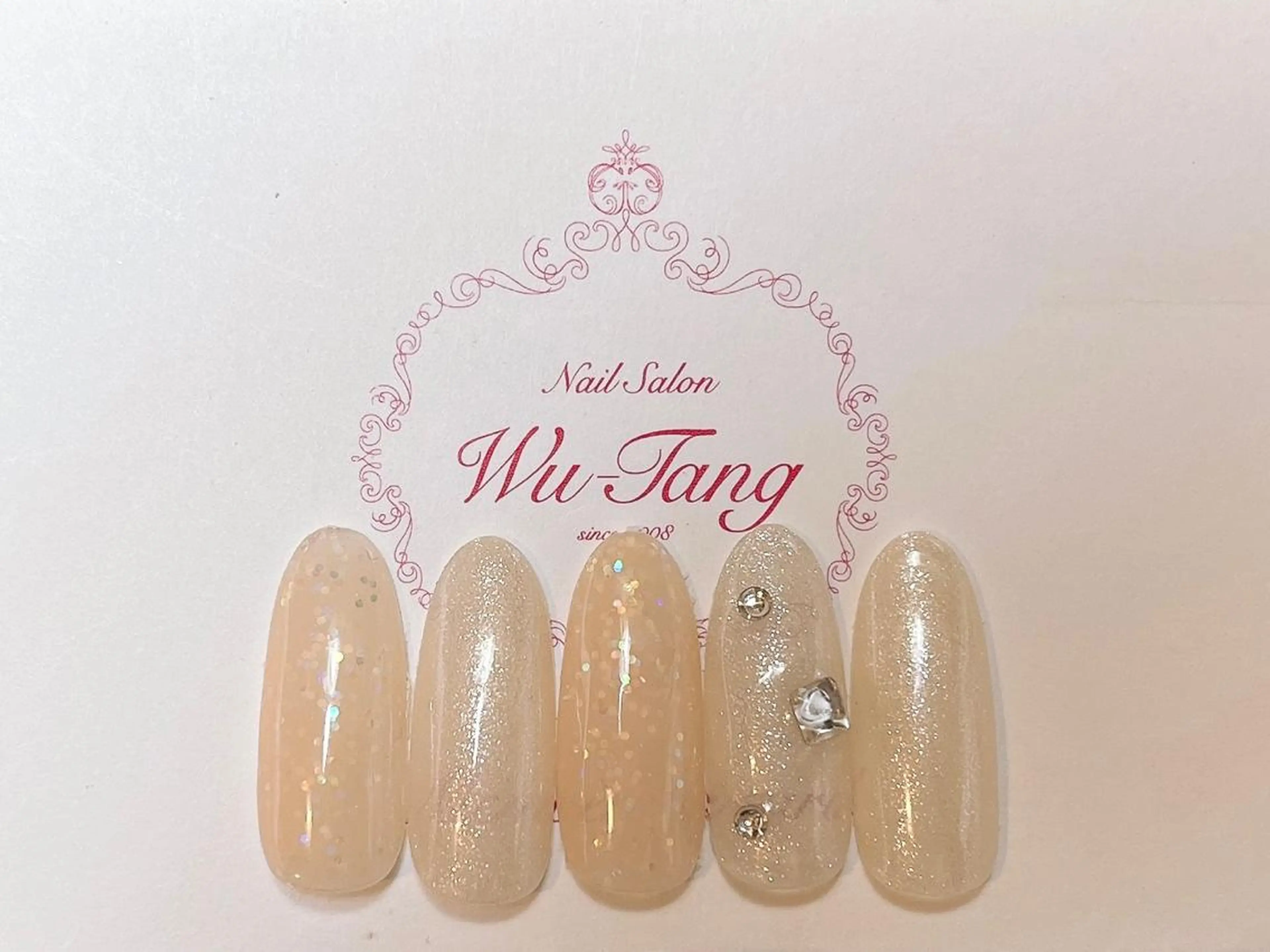 ネイル アートネイル シンプルネイル 堤 花のネイルデザイン