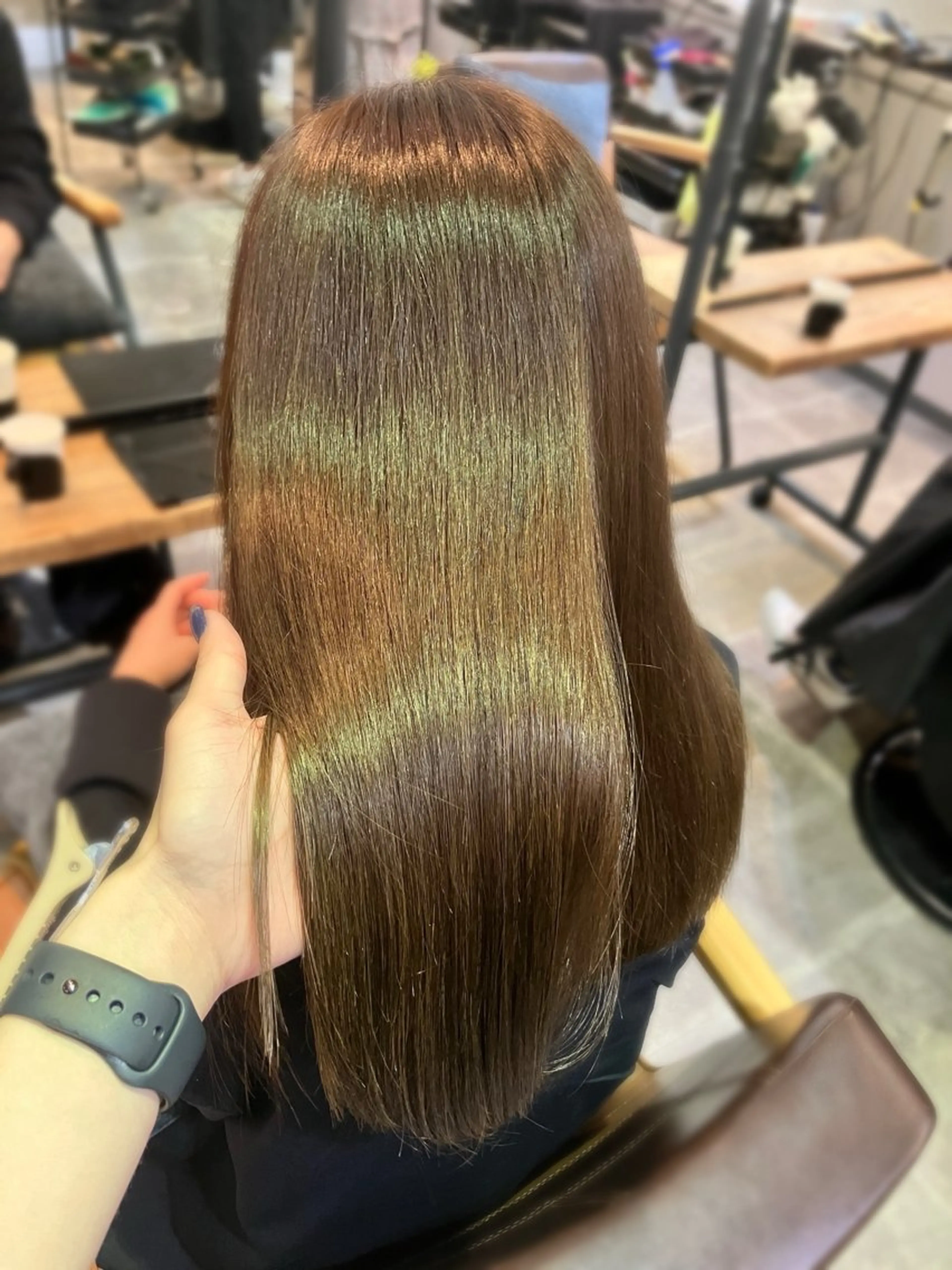 ロング 縮毛矯正 縮毛矯正 🫧縮毛矯正支持率 No.1 ほのか🫧のヘアスタイル