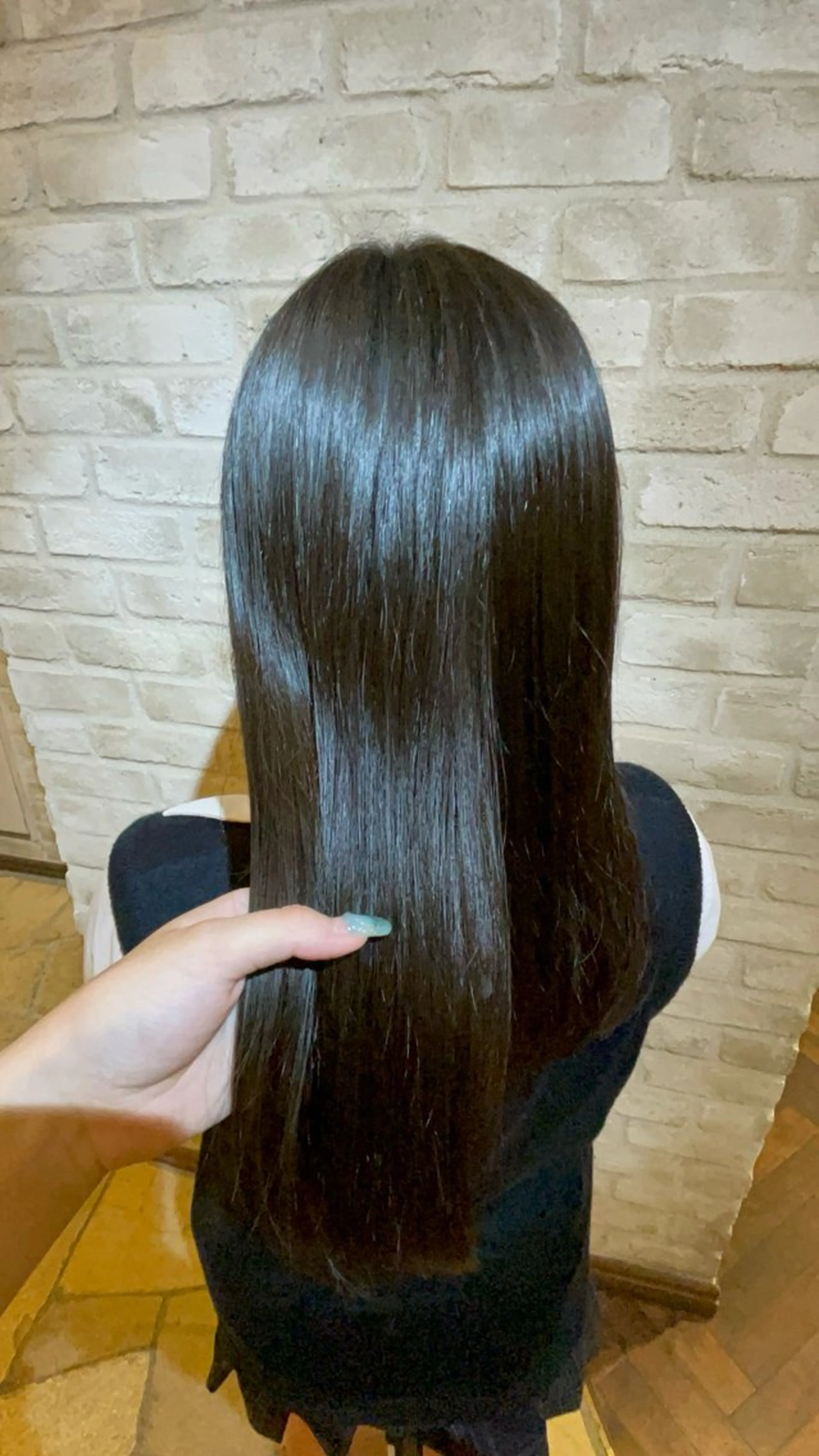 セミロング せきや こころのヘアスタイル