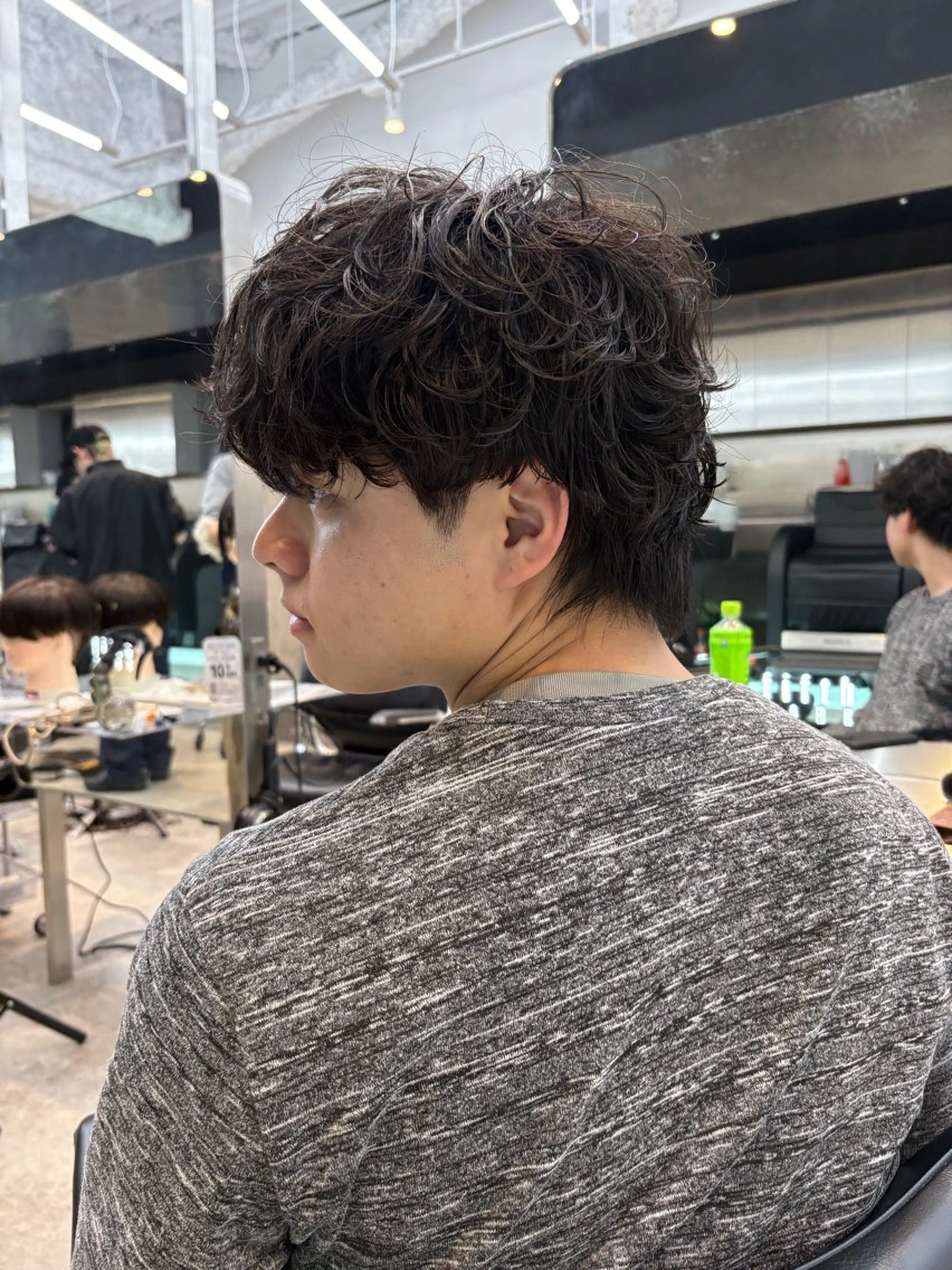 パーマ メンズ カット パーマ fifth 桐山 蒼史のヘアスタイル