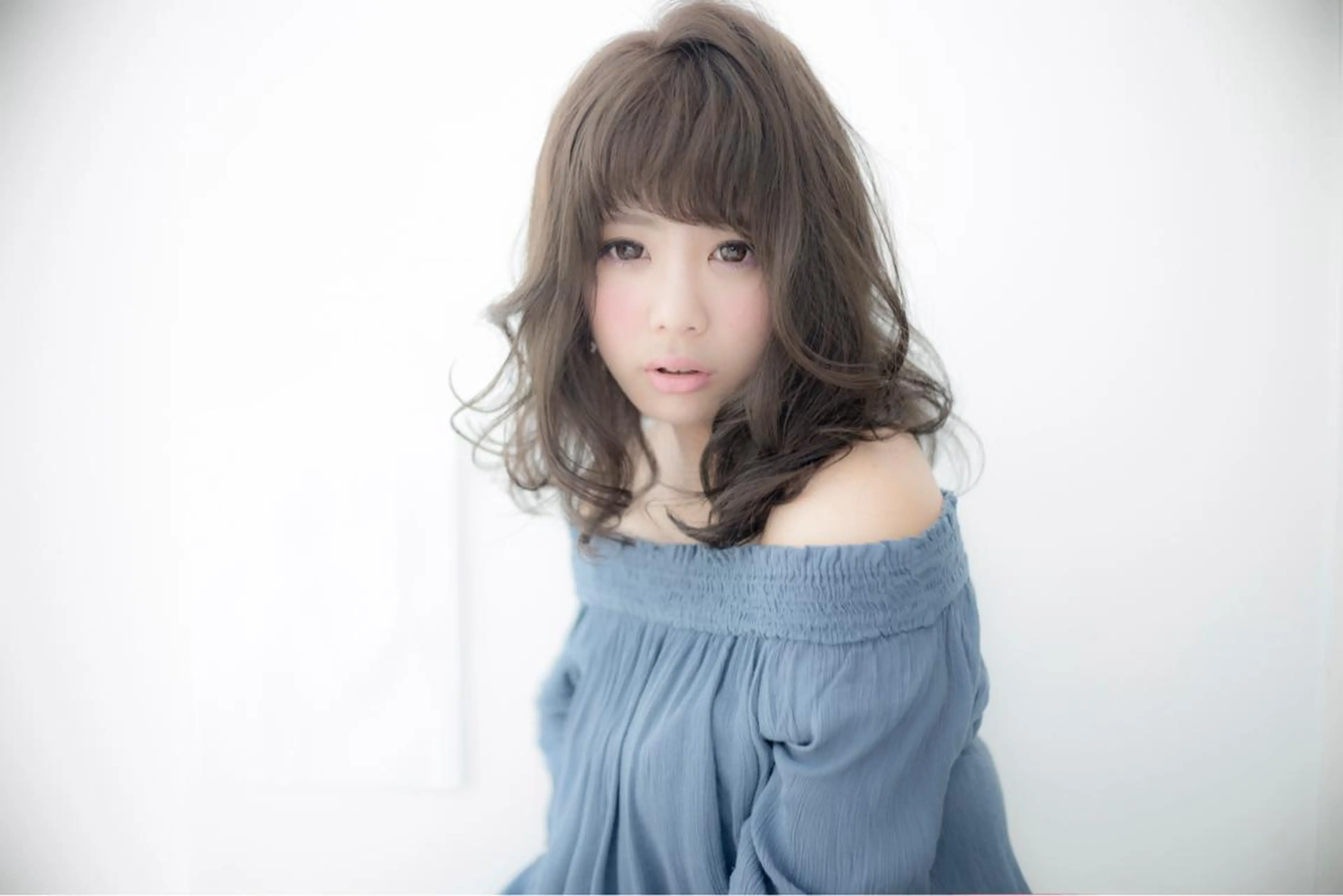 ミディアム セミロング ロング カラー Re:ta Hair 飯田淳平のヘアスタイル