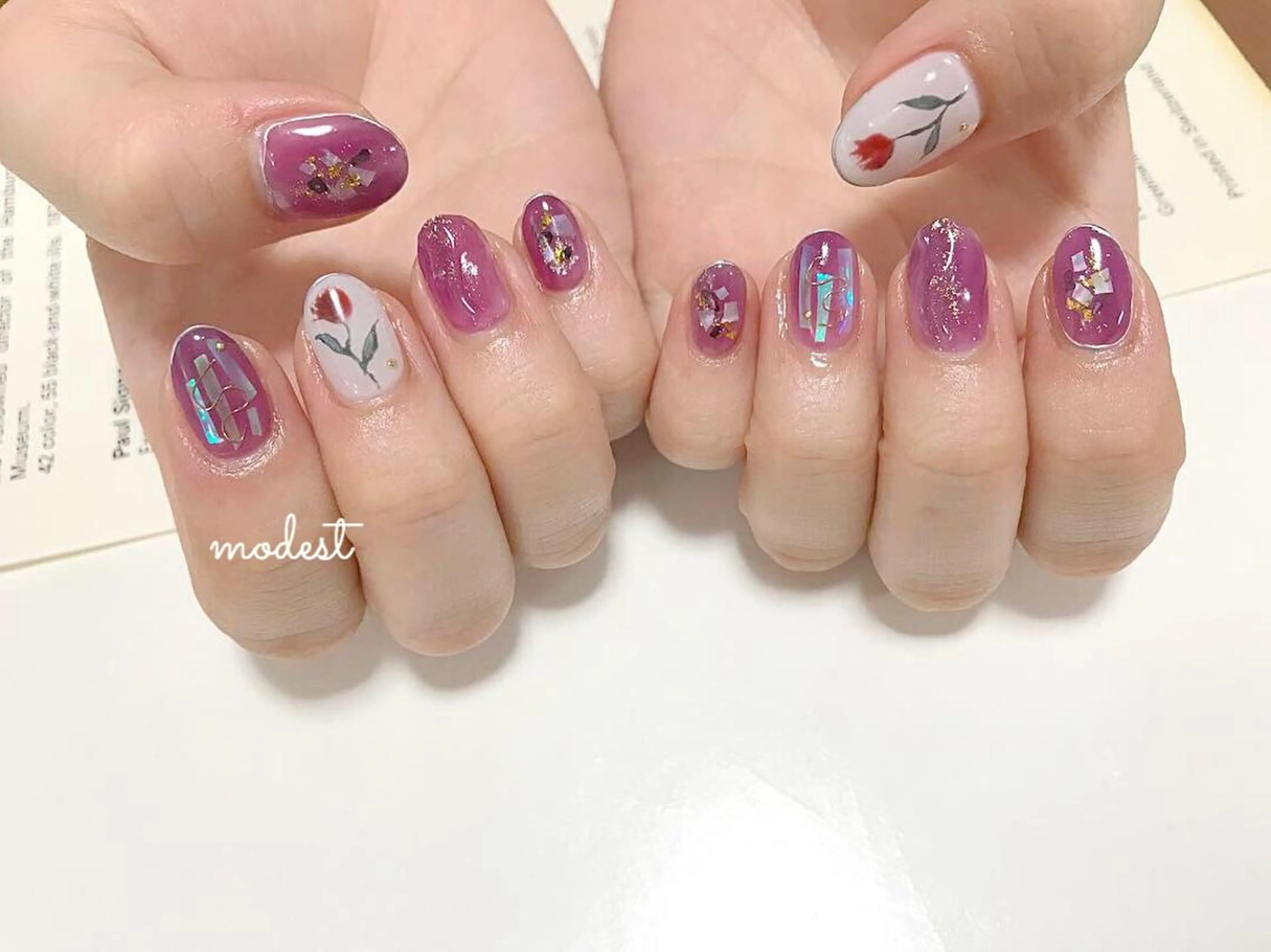 ネイル 久田 悠佳のネイルデザイン