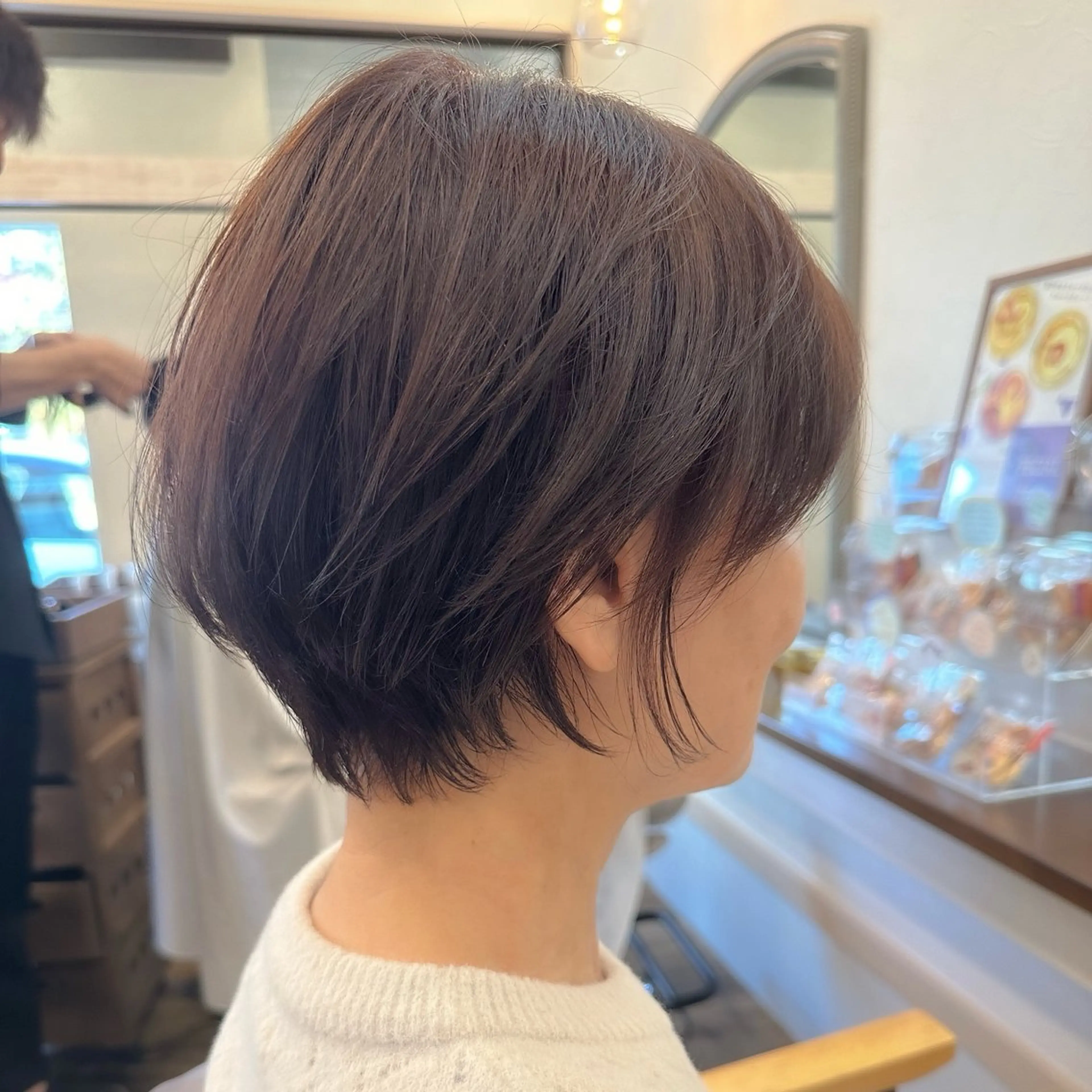 ショート カラー カット ヘアカラー トリートメント 北上尾/ショート/ 後藤　朔哉のヘアスタイル