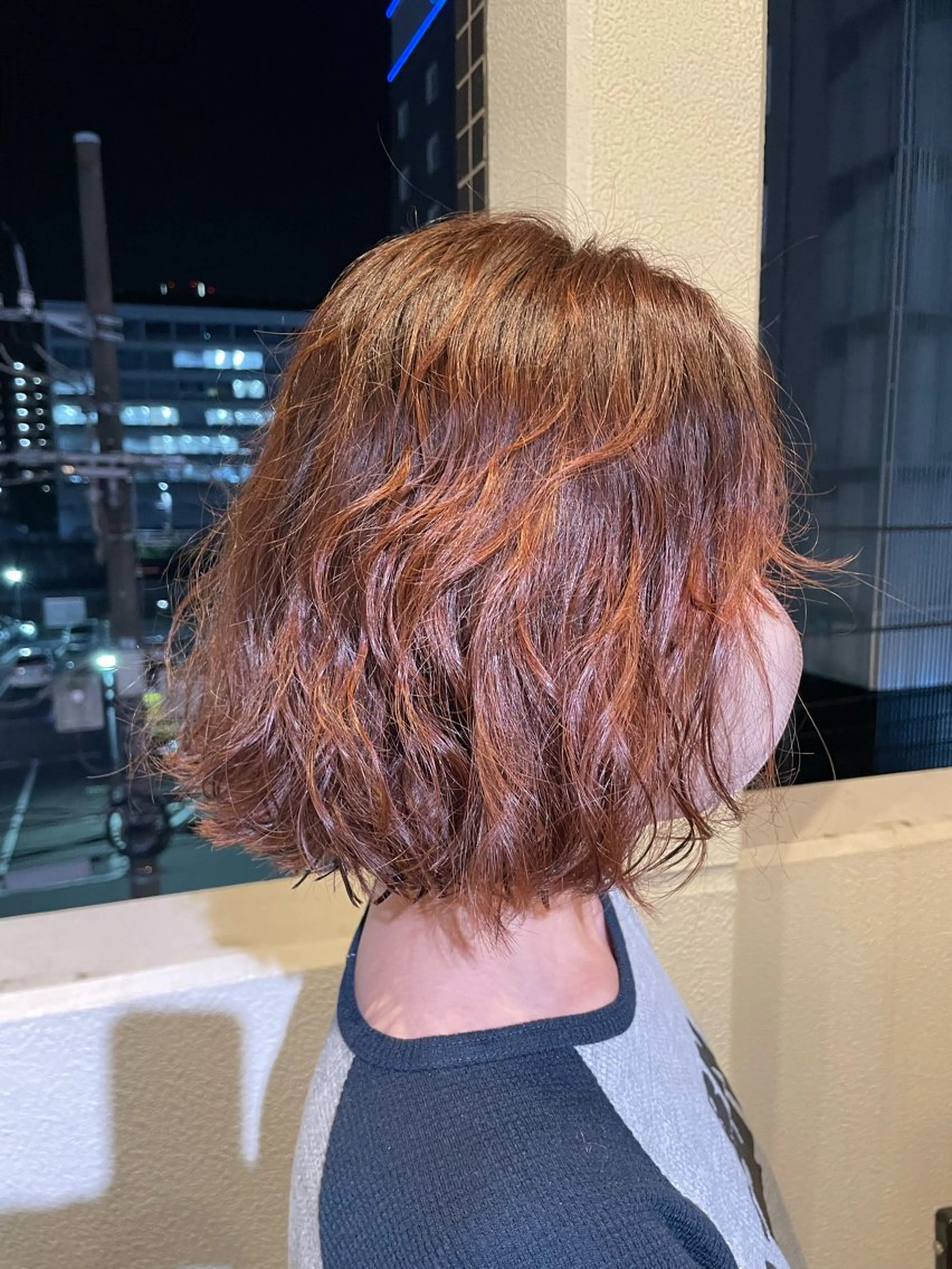 ミディアム カラー パーマ 🎀レイヤー/パーマ カラー/ai🎀のヘアスタイル