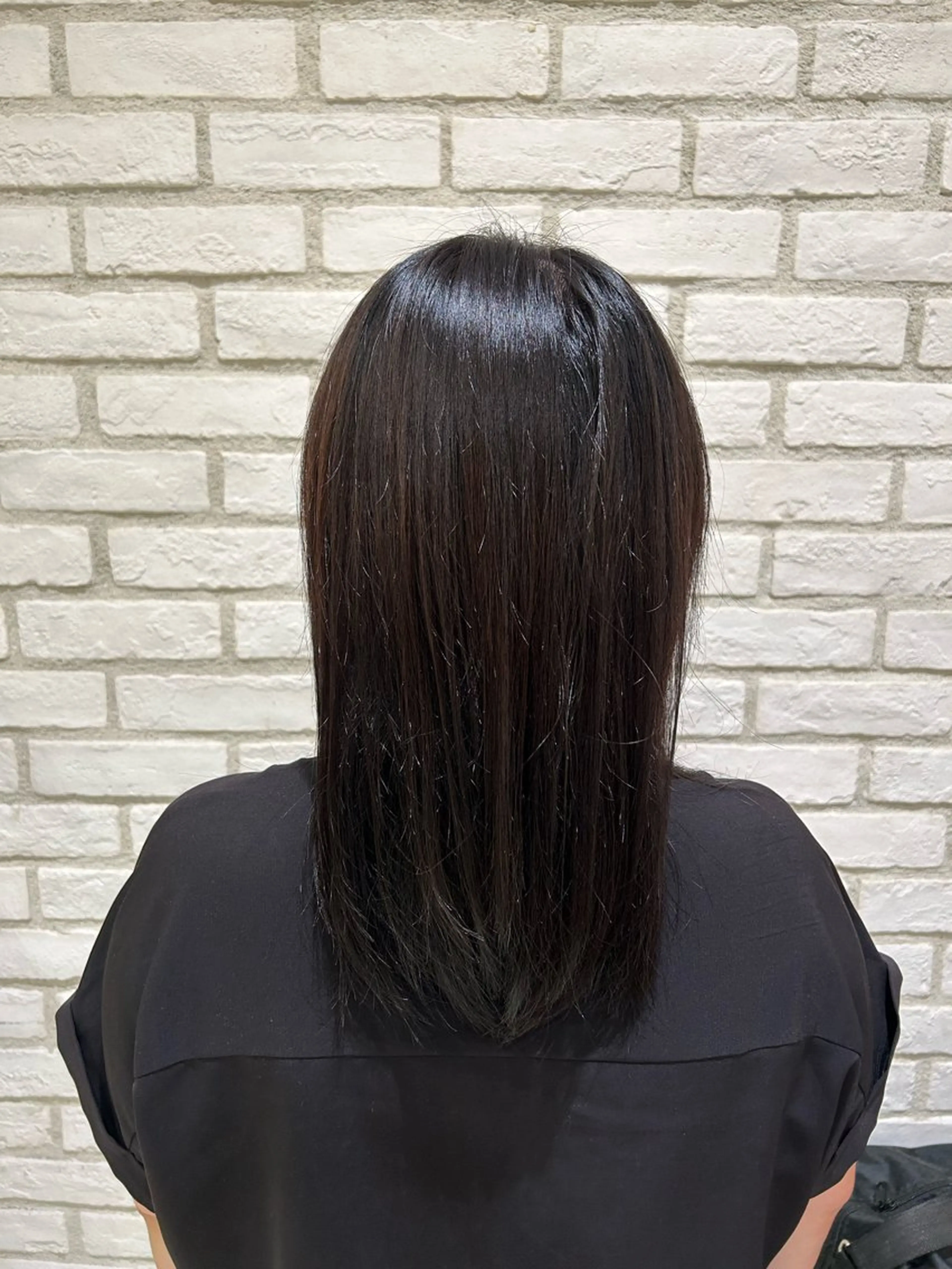 ロング モデル募集中 松原京のヘアスタイル