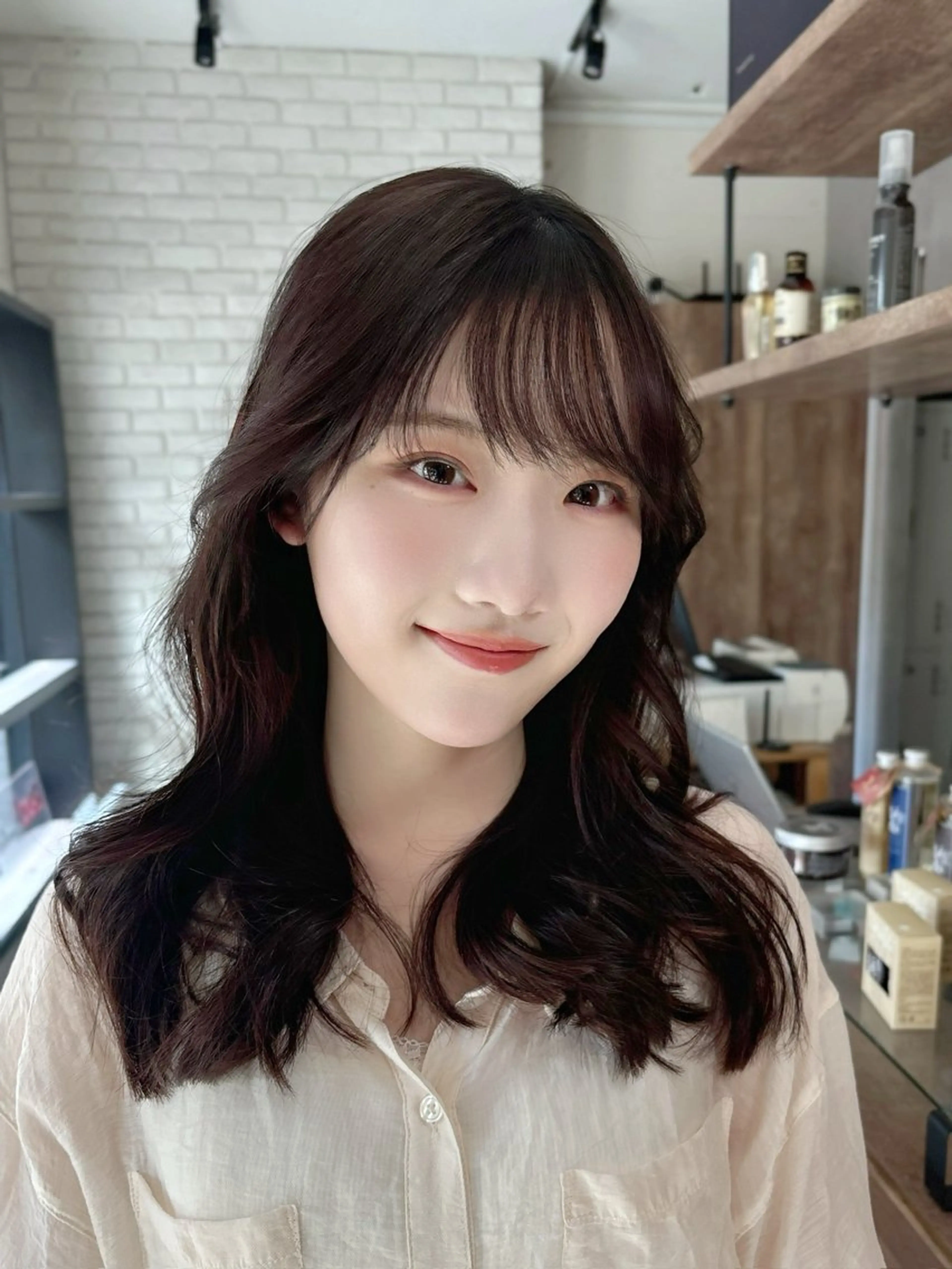 ミディアム [似合う小顔カット] 🪽MUNi恵比寿のヘアスタイル