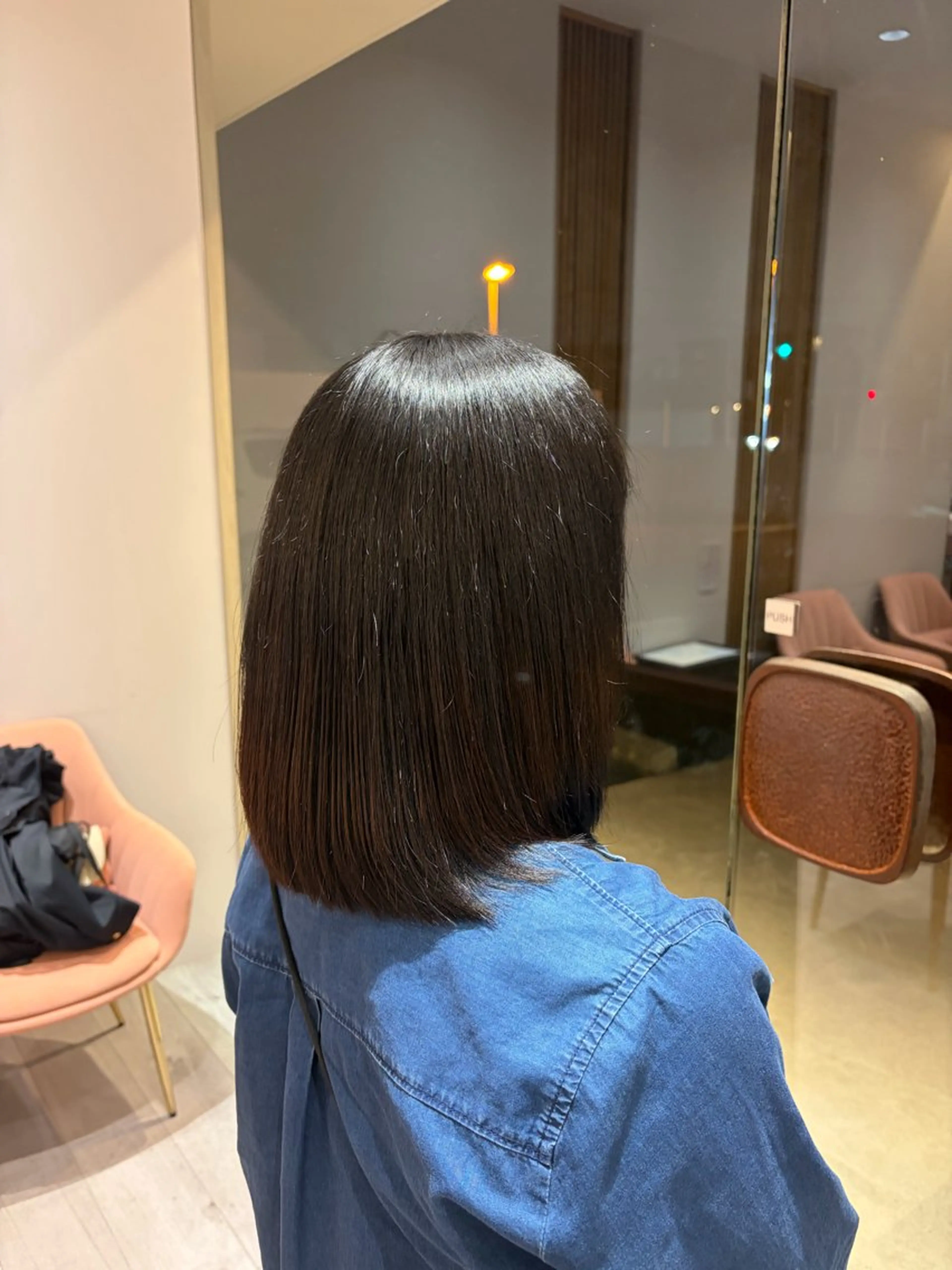 ミディアム ボブ RosierBleu 中山のヘアスタイル