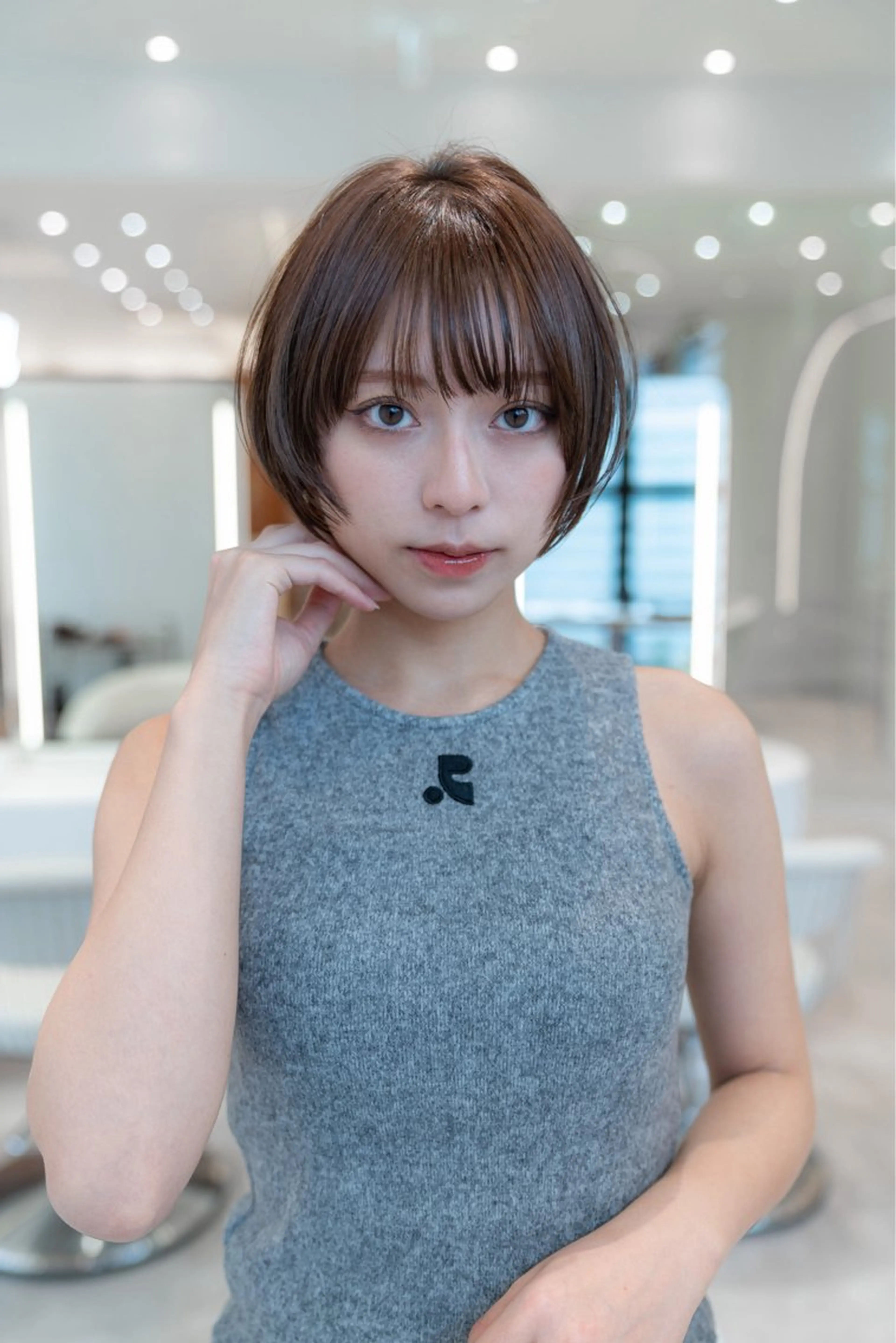 ショート カラー カット ヘアカラー トリートメント 🉐レイヤー/塩見 弘樹🉐渋谷のヘアスタイル