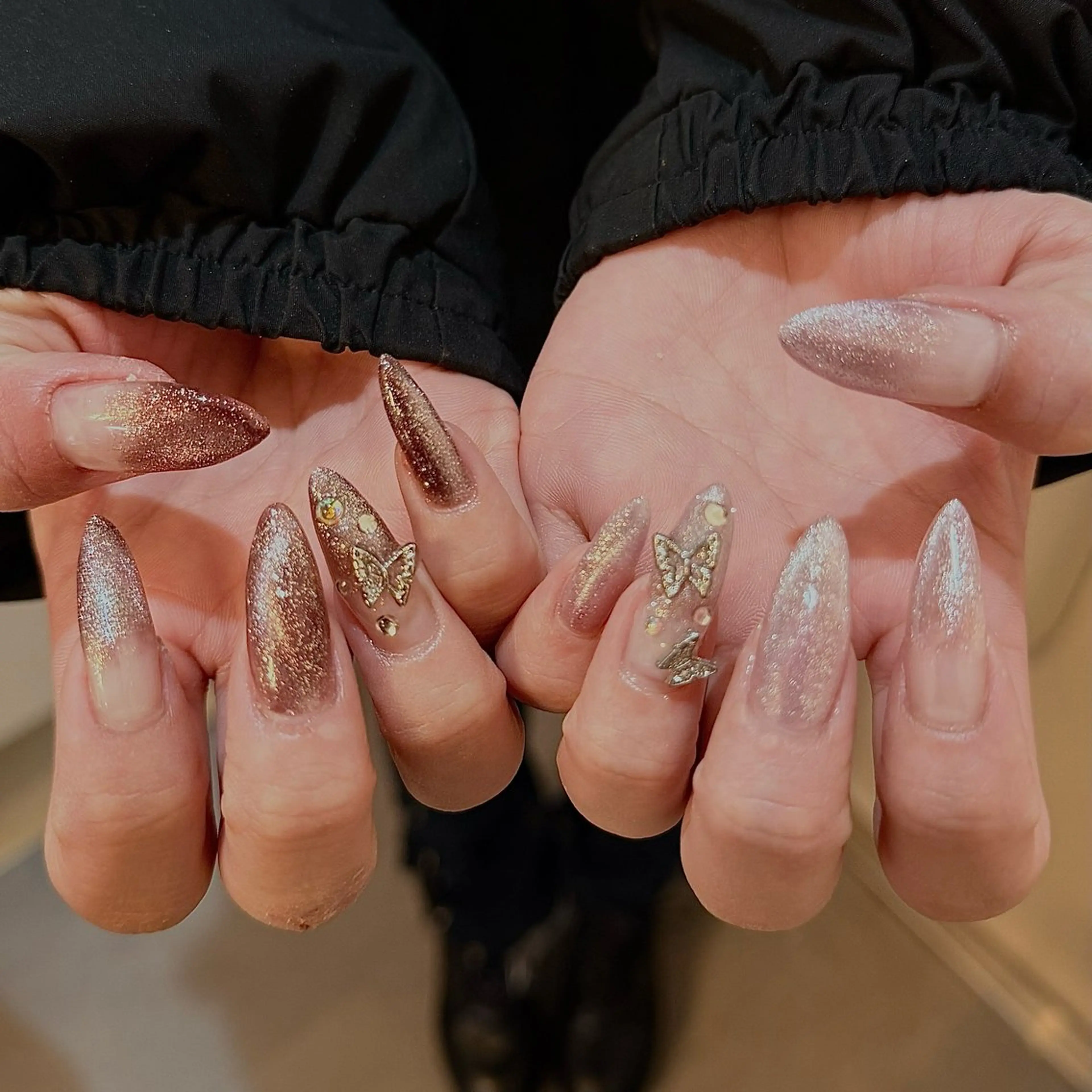 ネイル マグネットネイル Ruru akari 大阪天王寺のネイルデザイン