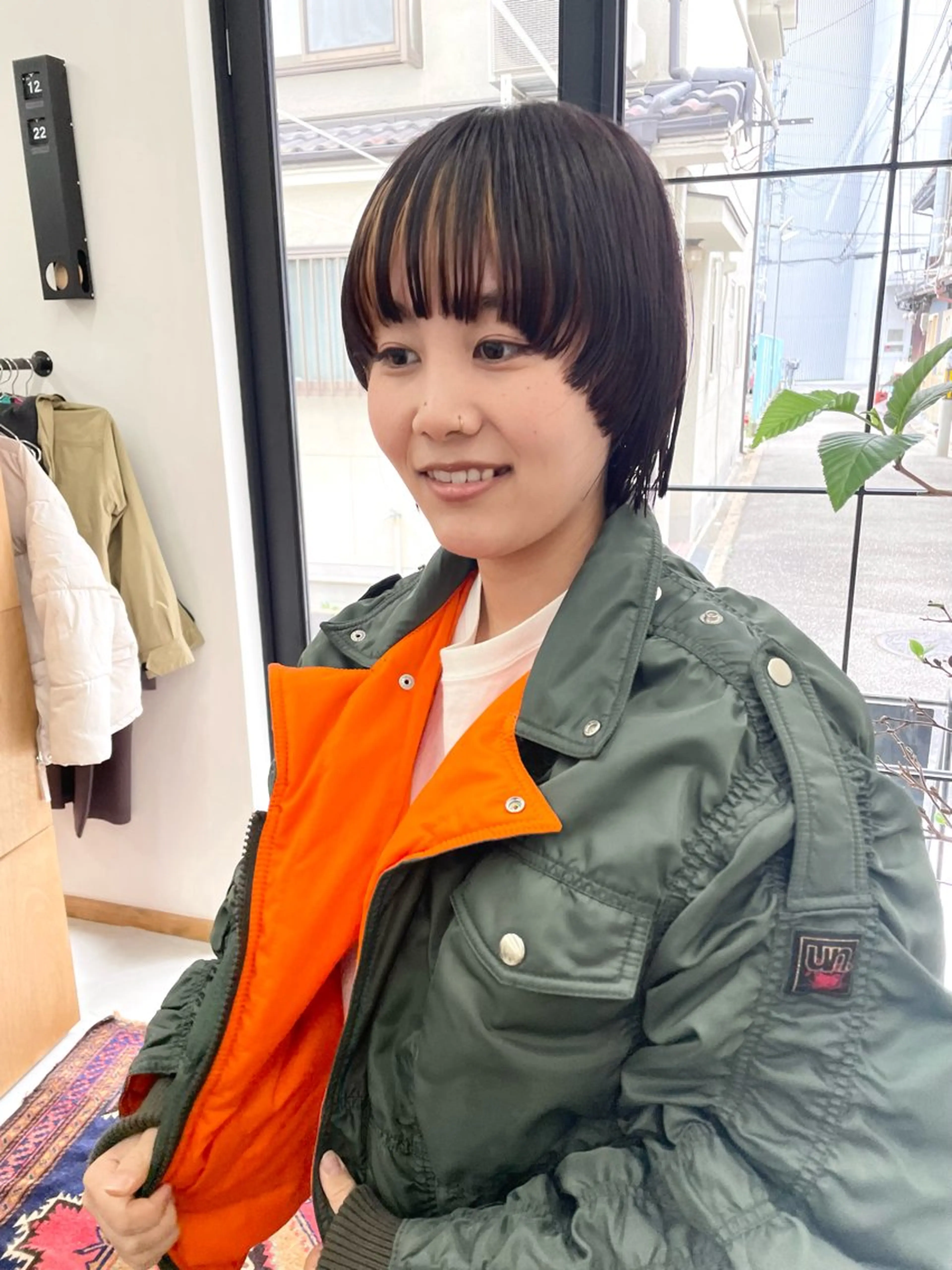 ミディアム カラー パーマ ヘアアレンジ メンズ マッシュウルフ マッシュ メンズウルフカット ウルフカット カット ヘアカラー トリートメント tatsumi/ボブ ウルフ/レイヤーのヘアスタイル