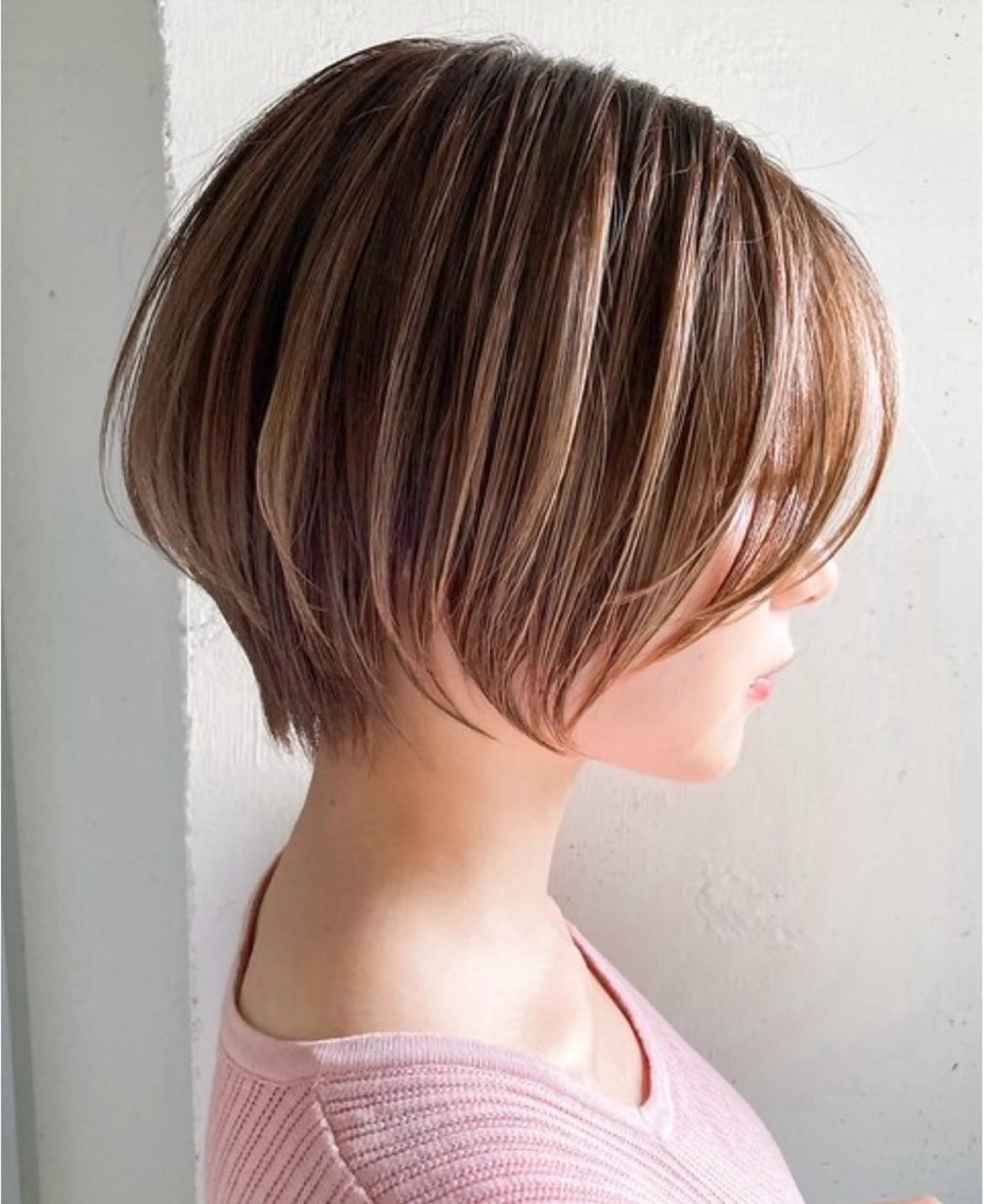 ショート ショートヘア 小顔カット カット ダブルカラー/艶髪 🪽minoriのヘアスタイル