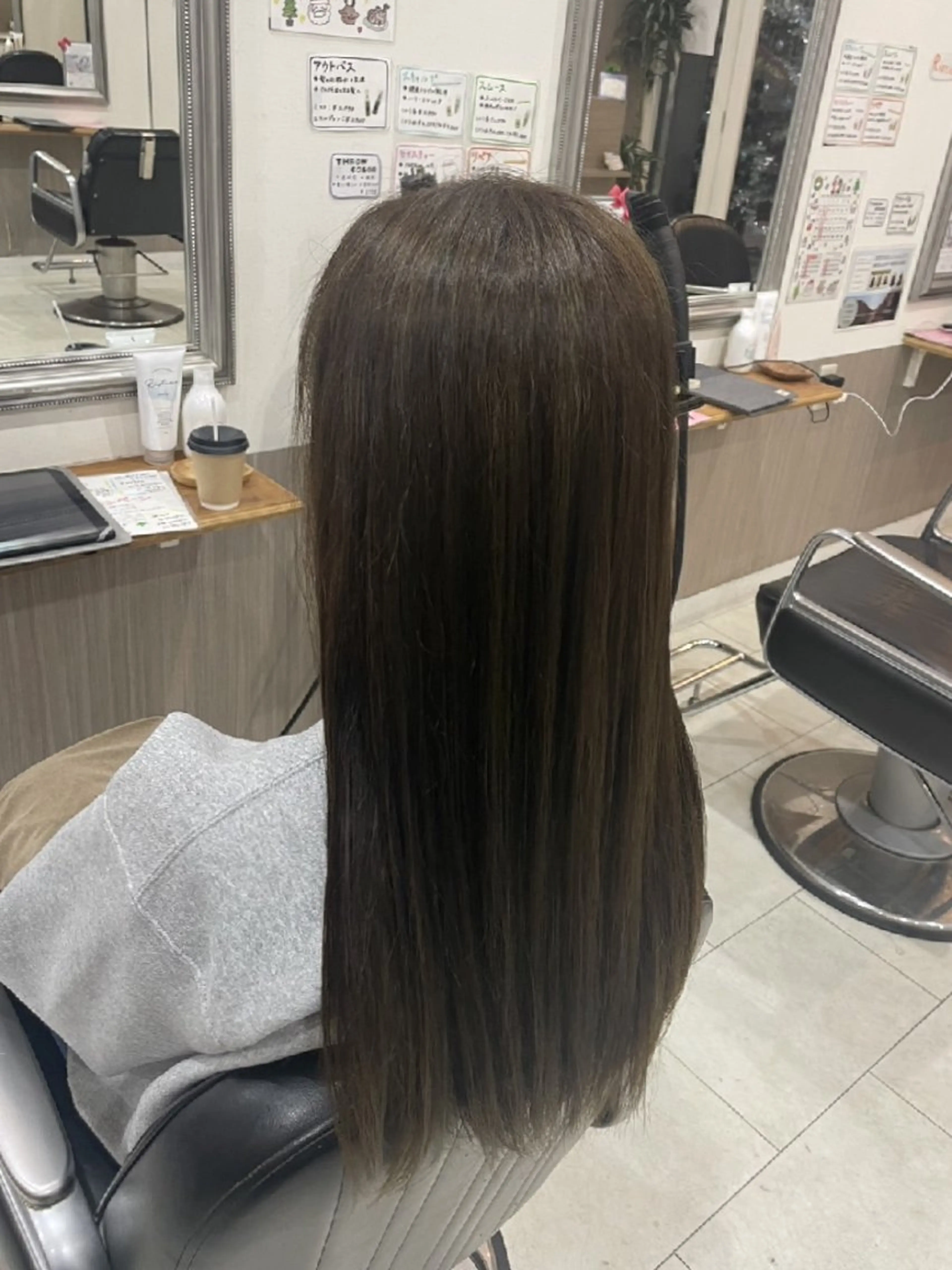 カラー ヘアカラー 暖色🍎透明感カラー 🩵小林かりんのヘアスタイル