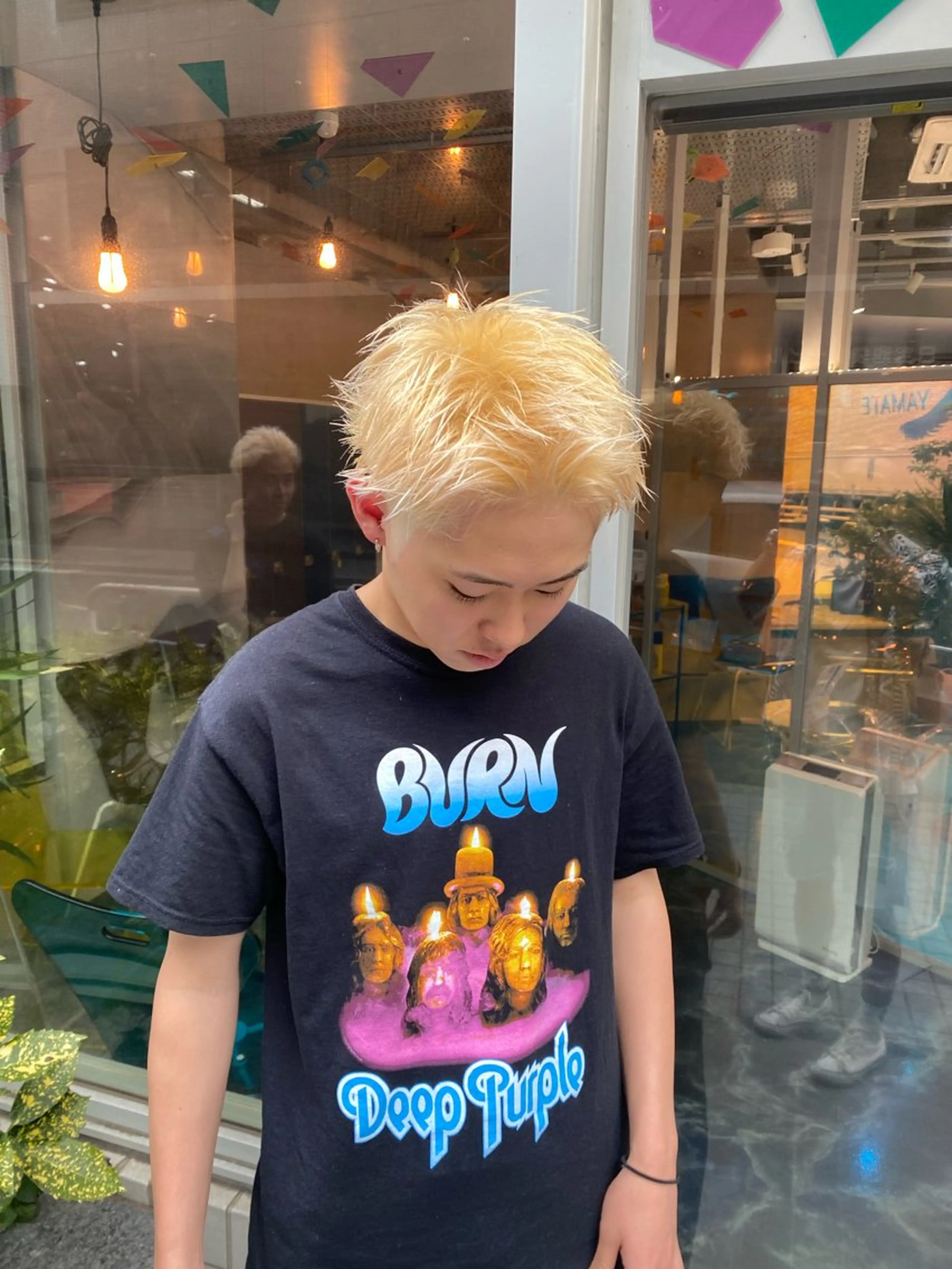 ショート カラー メンズ メンズブリーチ スパイキーショート ブリーチ ショートヘア トリートメント Riganuts王子 Hayato✂︎のヘアスタイル