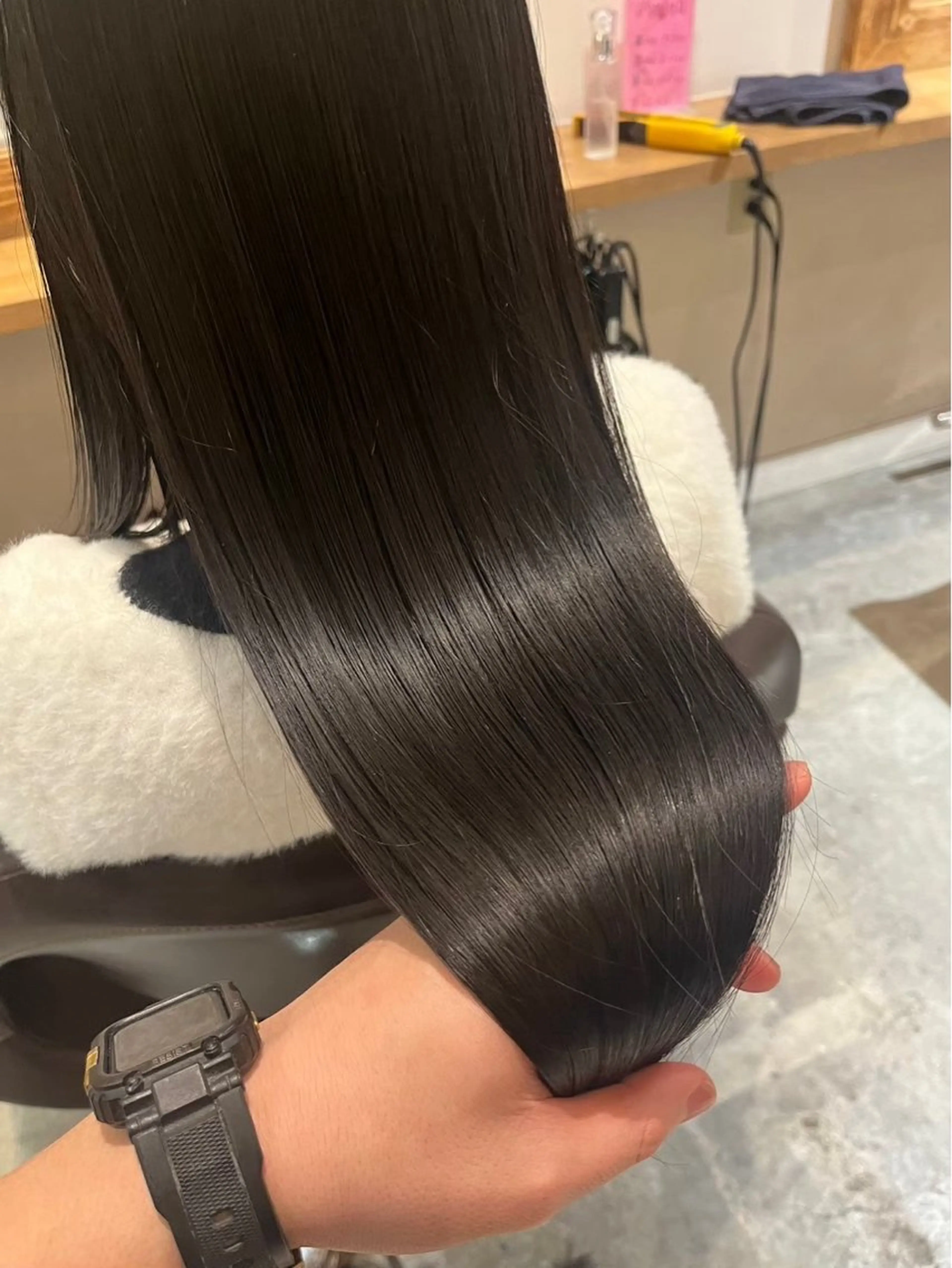 ロング カラー 髪質改善 艶髪カラー エクステ かいり✂️のヘアスタイル