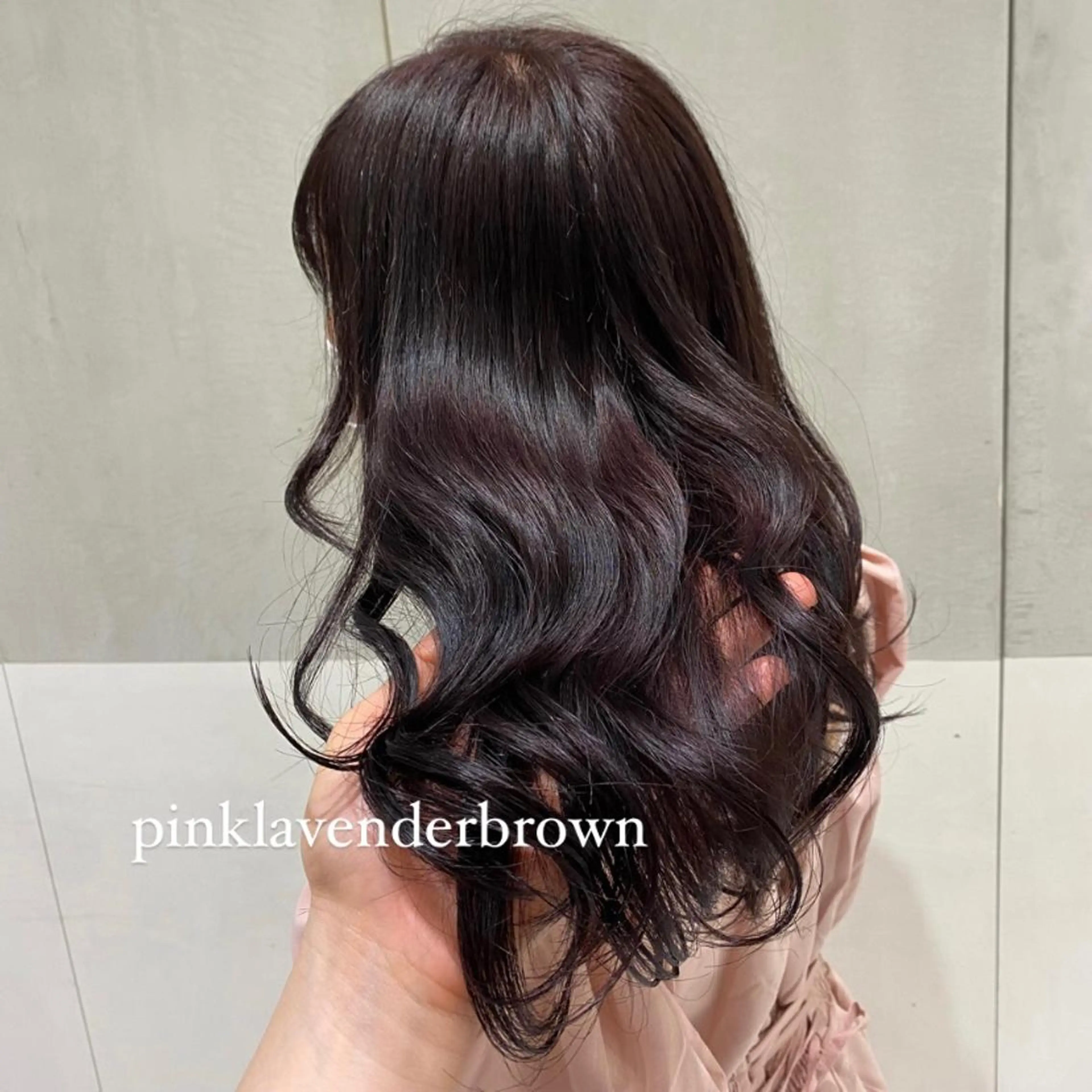 ロング カラー ブラウンカラー ラベンダーカラー ピンクカラー ピンクラベンダー ピンクラベンダーブラウン ヘアカラー トリートメント 艶感/ナチュラル 🌿マアヤのヘアスタイル