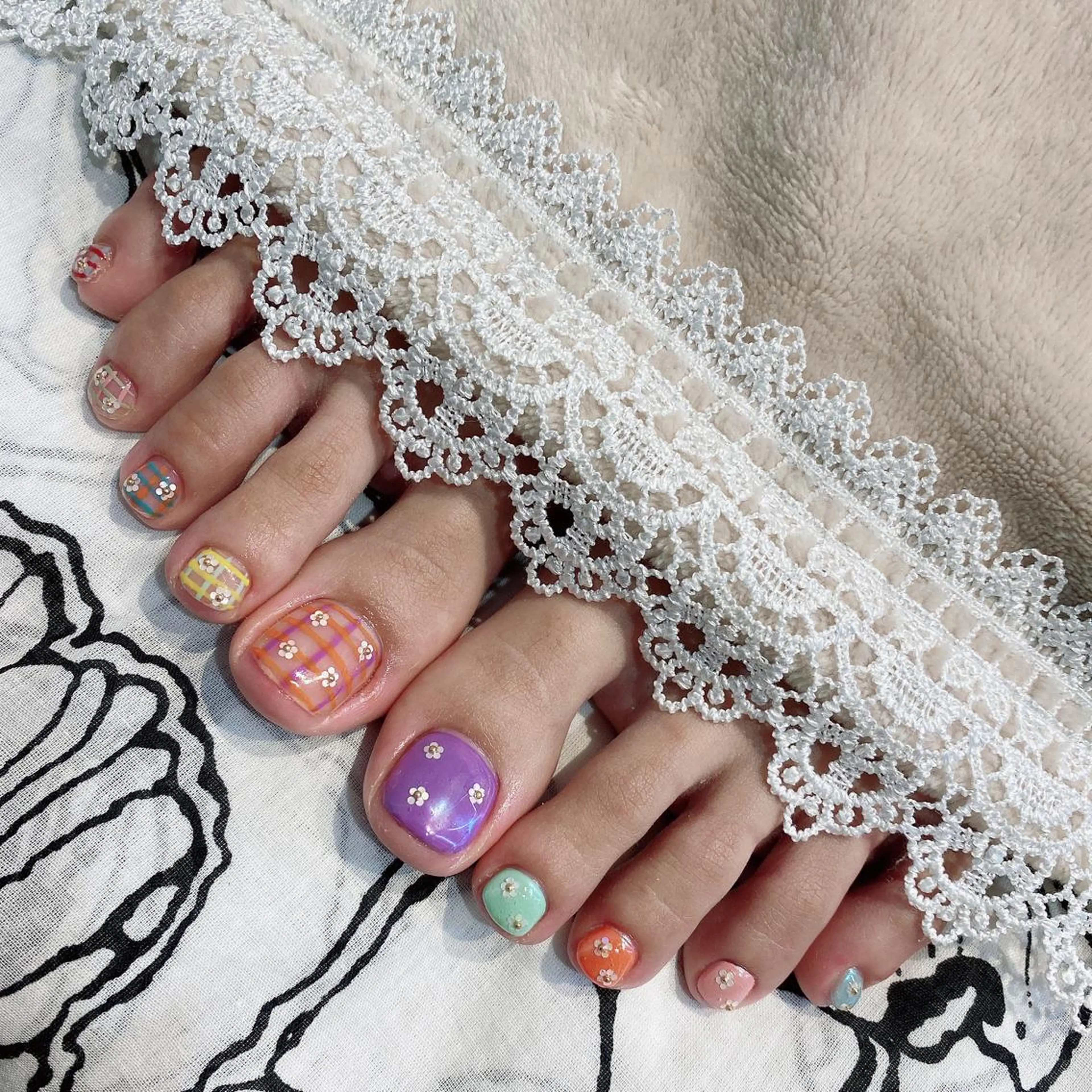 🐾໊フットネイルやり放題の写真