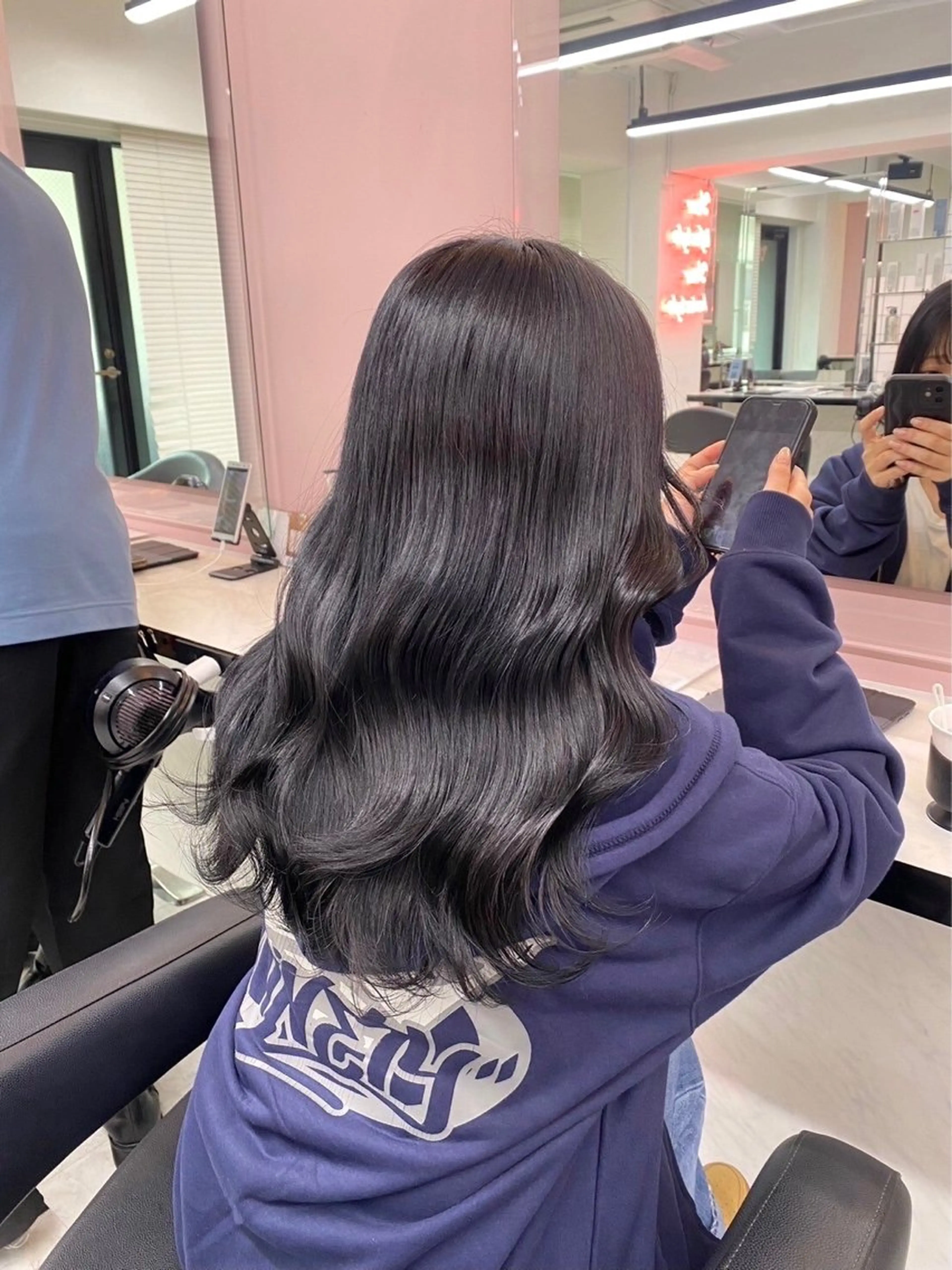 ロング カラー *モデル募集🤍横浜 透明感カラー🫧のヘアスタイル