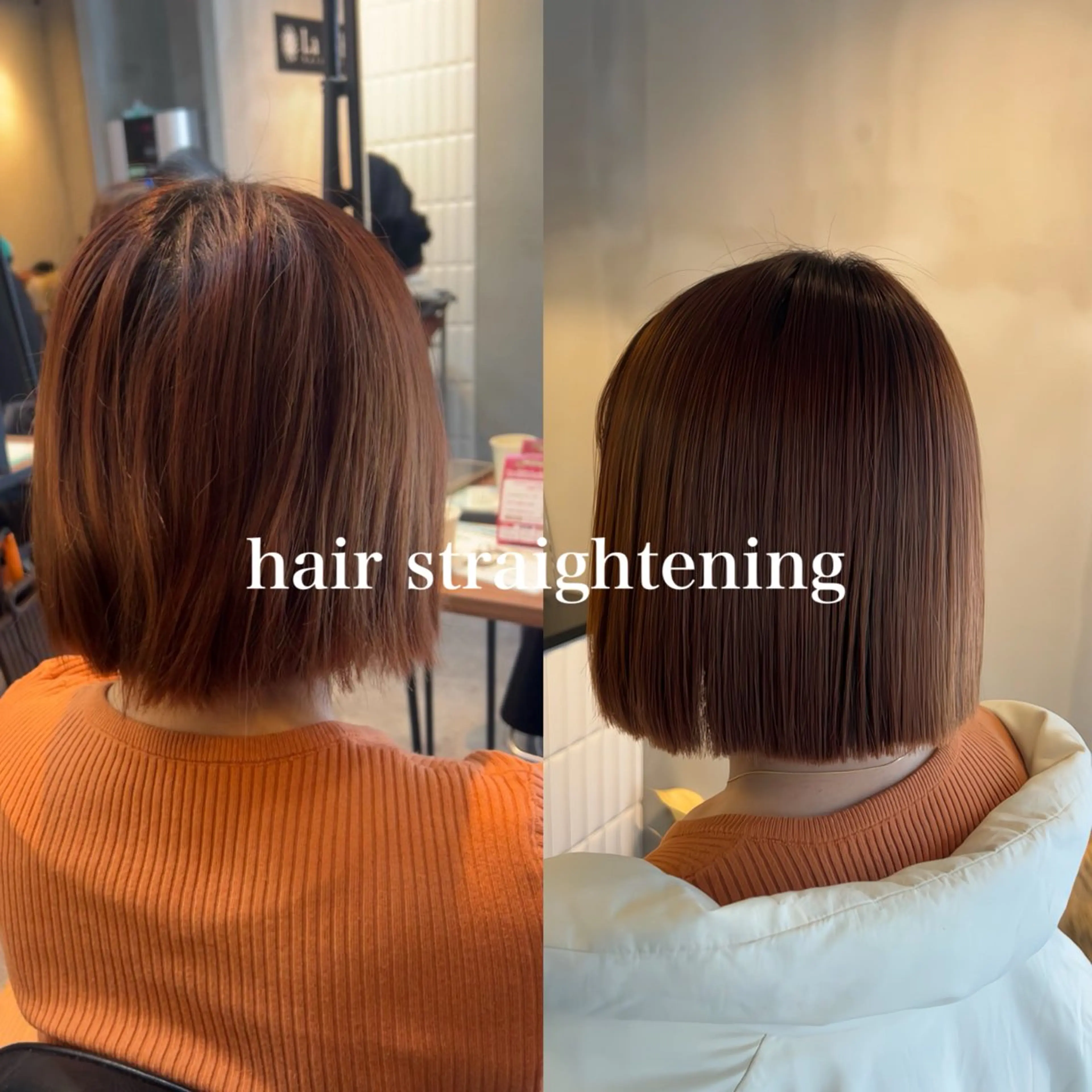 ショート 縮毛矯正 La fith hair park枚方2号店所属・林田 もものヘアスタイル