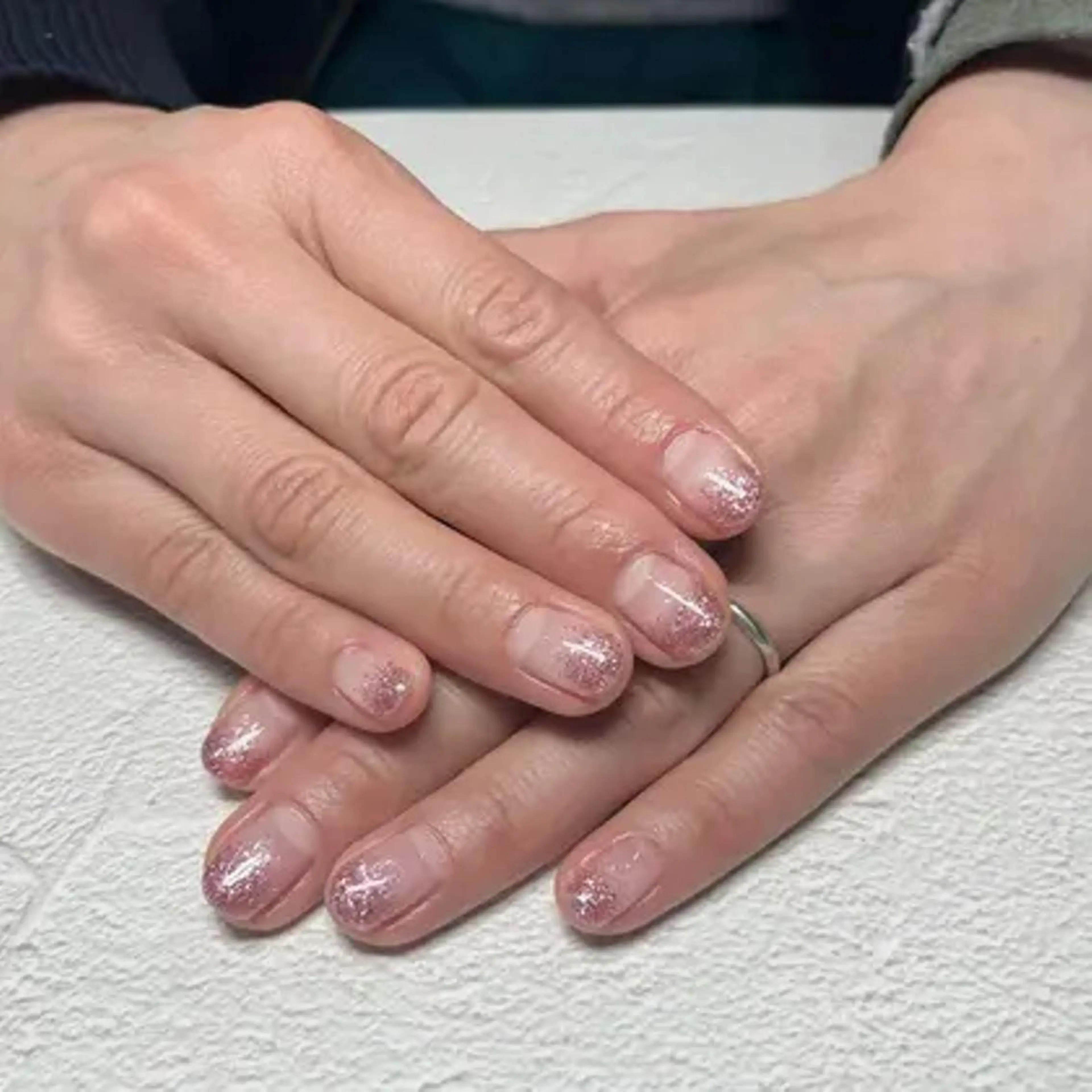 ネイル ラメ(グリッター) ラメグラデーション ハンドネイル キャンアイドレッシー 宇都宮店のネイルデザイン
