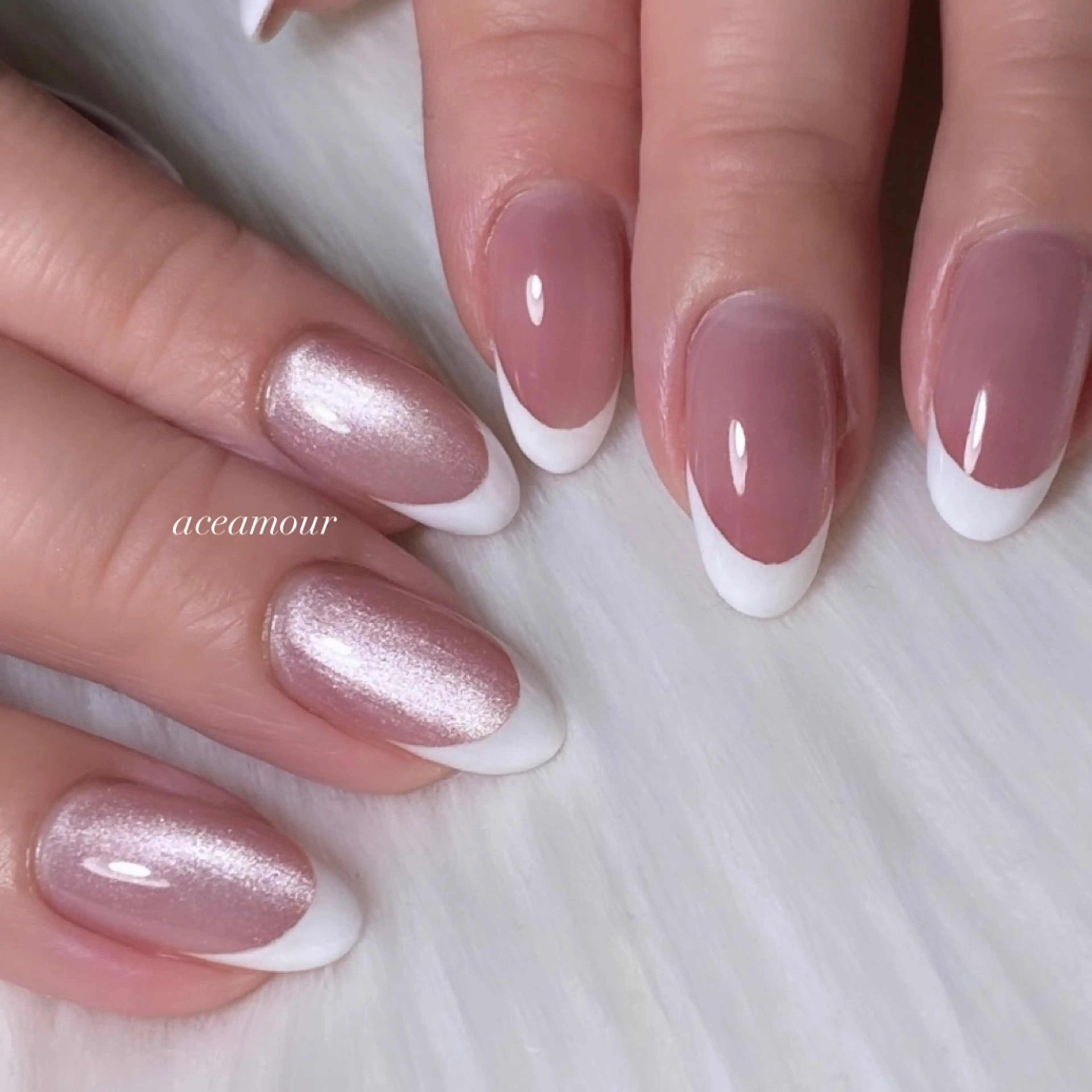 ネイル フレンチネイル ネイル/耳つぼ /新ホワイトニングのネイルデザイン