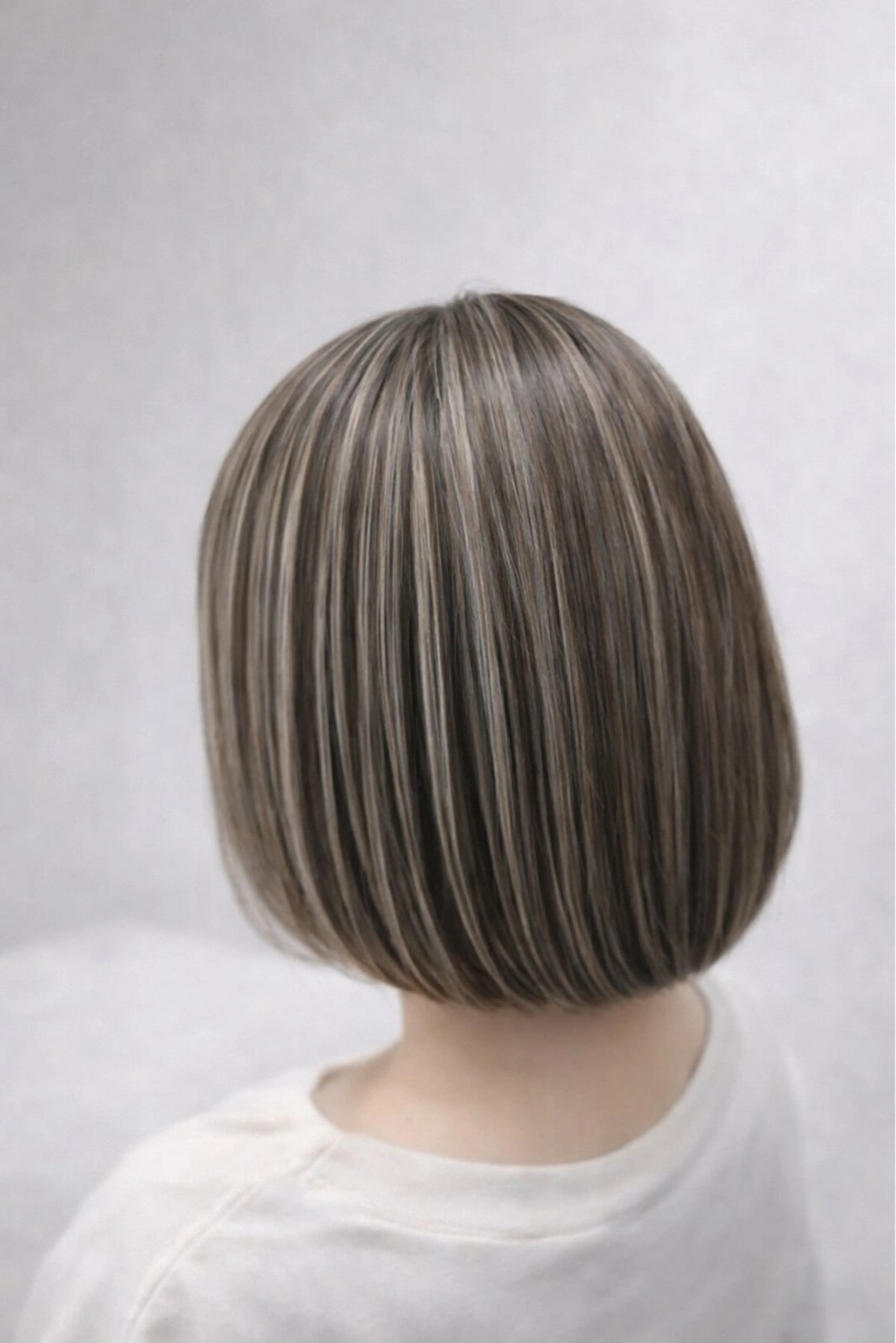 ショート カラー ハイライトカラー ボブ ハイライト ハイトーン/メンズ パーマ👾ますのヘアスタイル