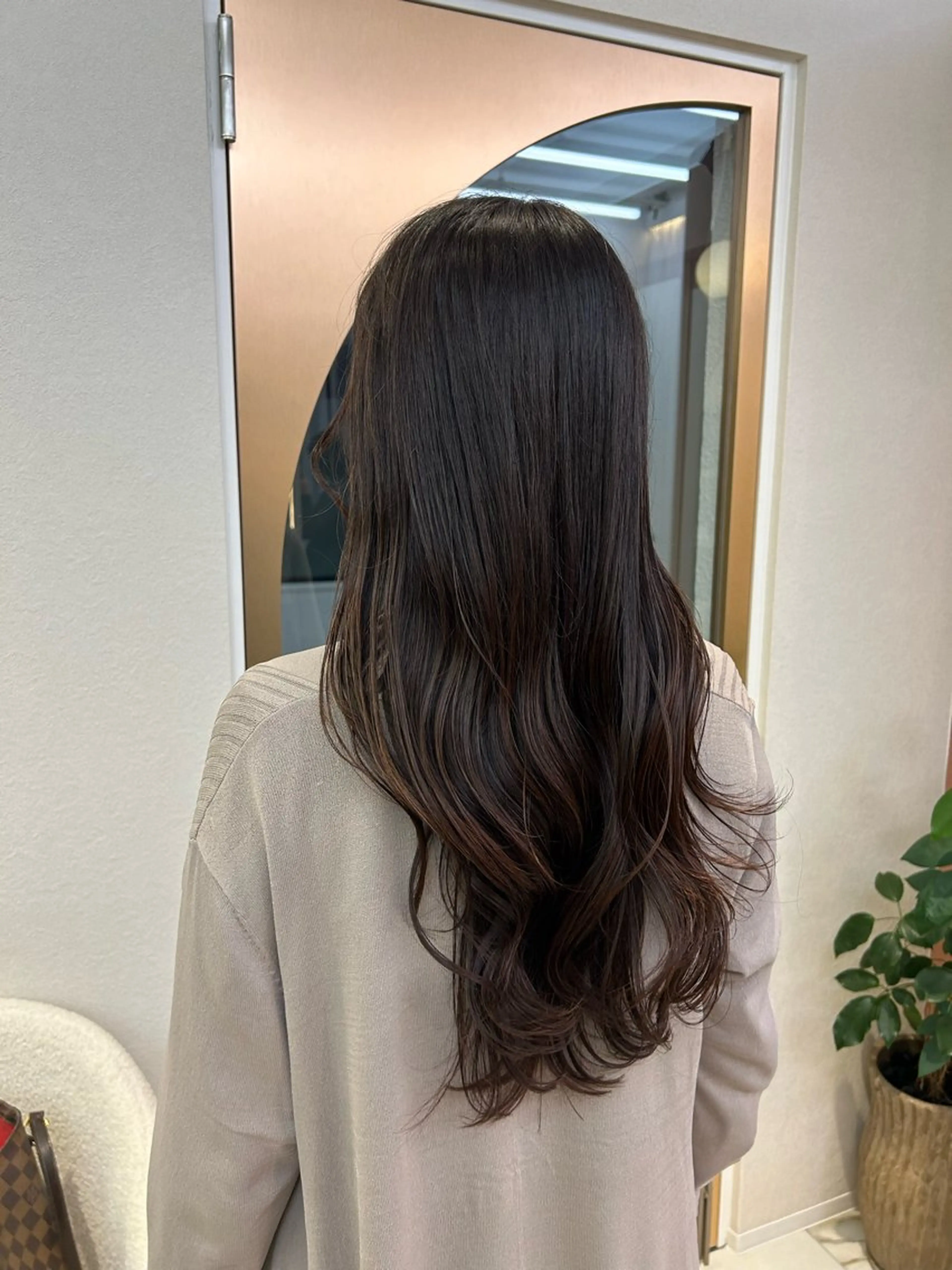 ロング カラー カット ヘアカラー トリートメント 佐合 梨花 / ｅａｕ〈オー〉のヘアスタイル