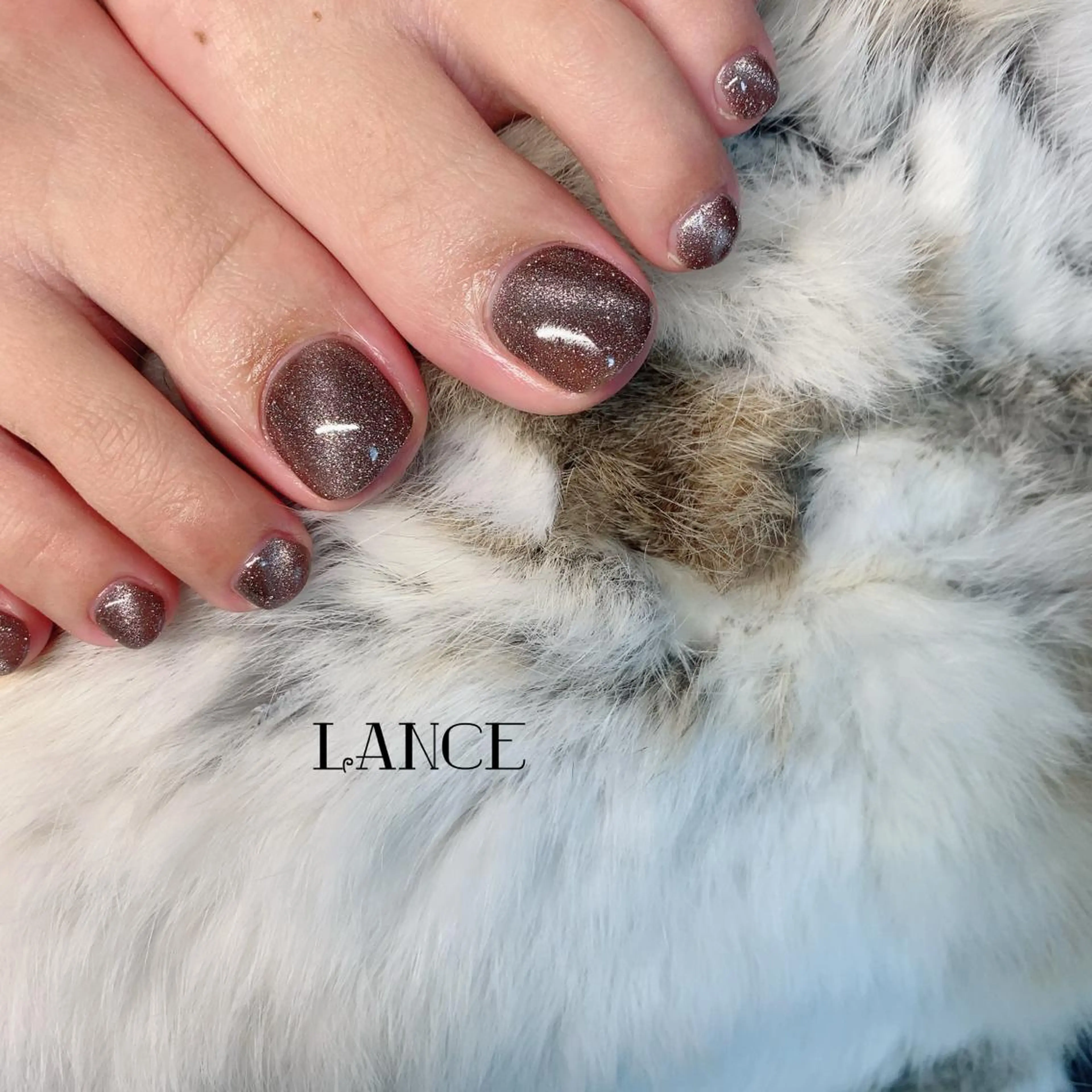 ミディアム ネイル オーロラネイル フットネイル フレンチネイル ミラーネイル ニュアンスネイル フットネイル Lance nailのネイルデザイン