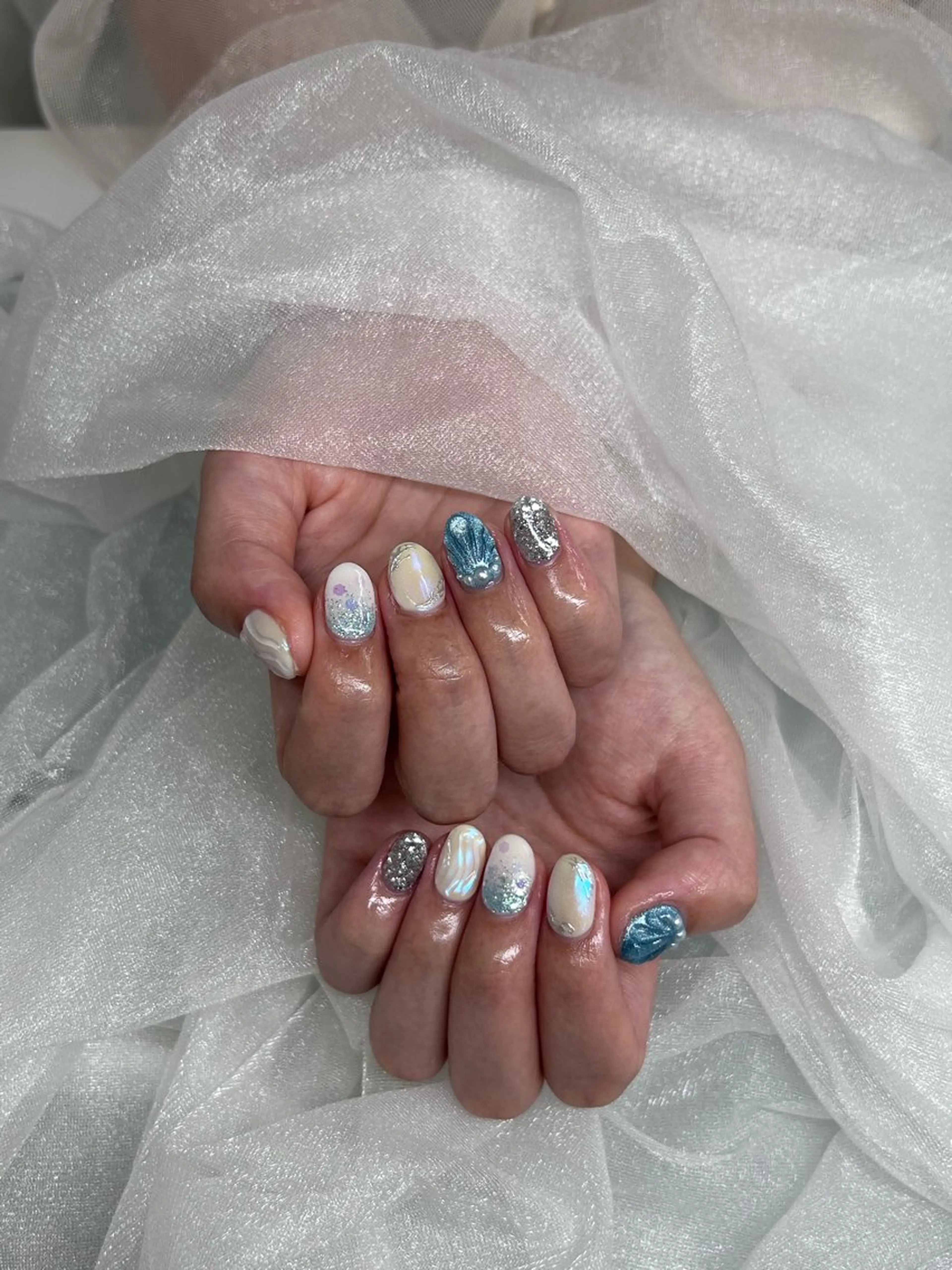 ネイル 持ち込み 加藤 楓子のネイルデザイン