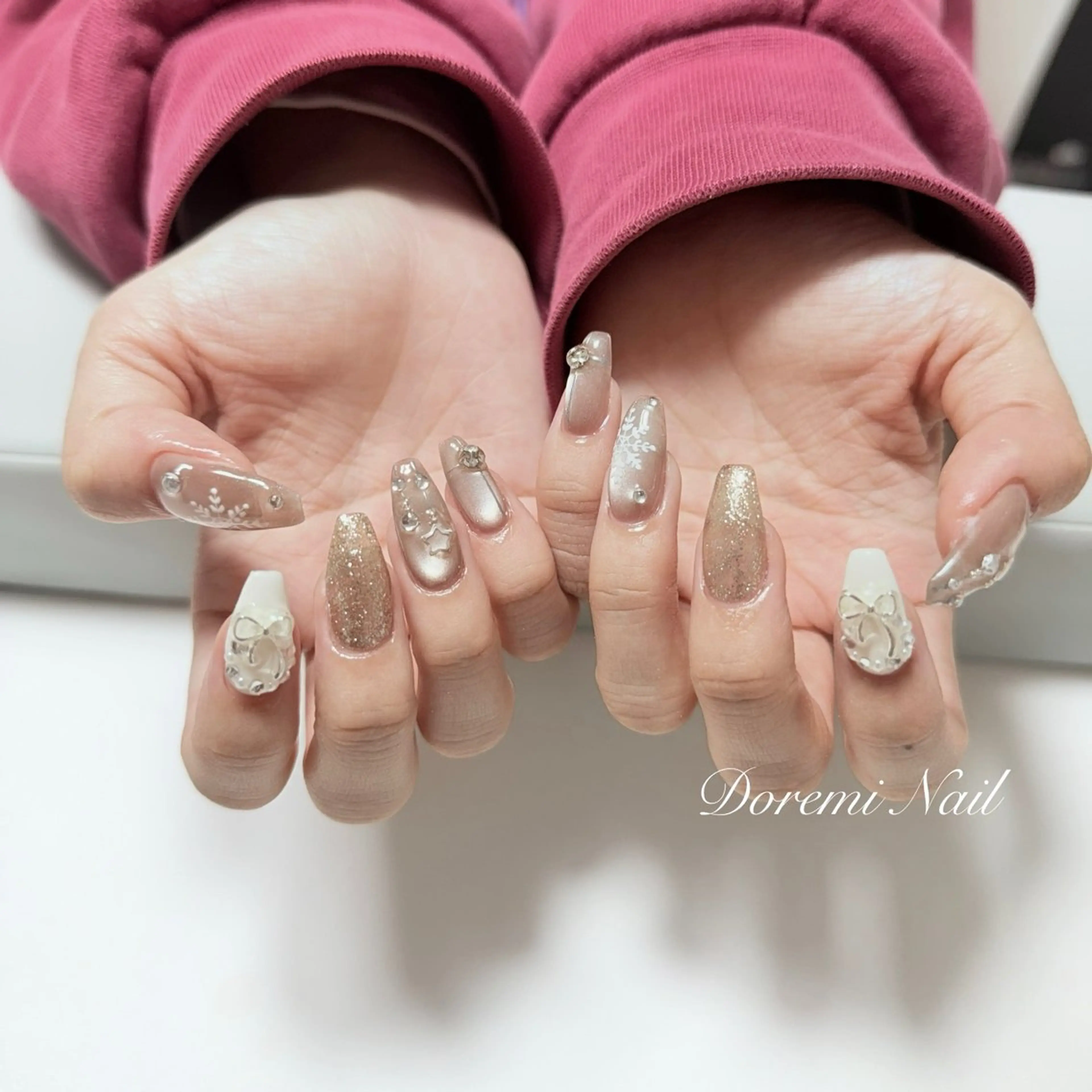 ネイル 長さ出し Doremi Nailのネイルデザイン
