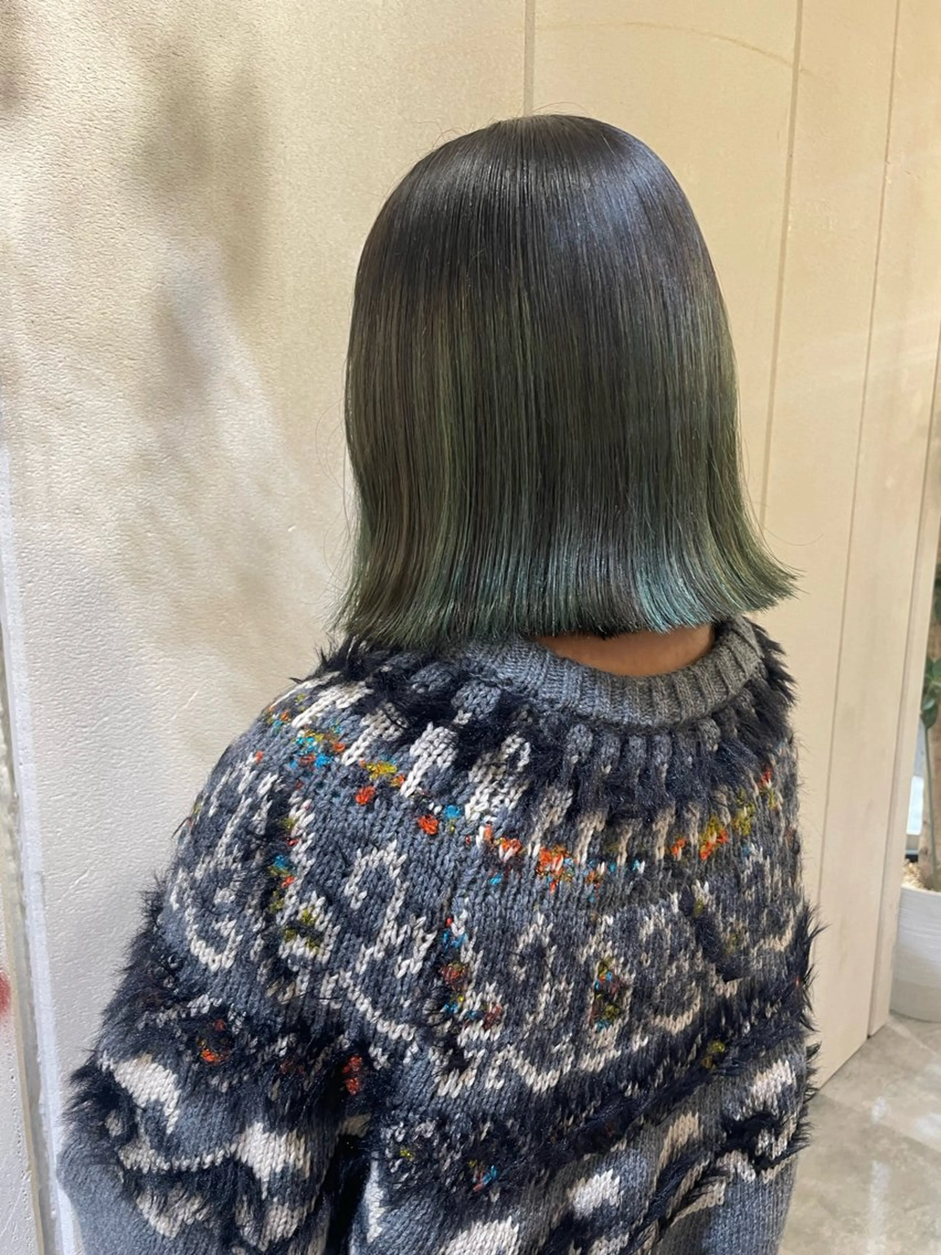 ミディアム カラー ハイライトカラー ハイライト カット ヘアカラー トリートメント 狩野 羅夢のヘアスタイル